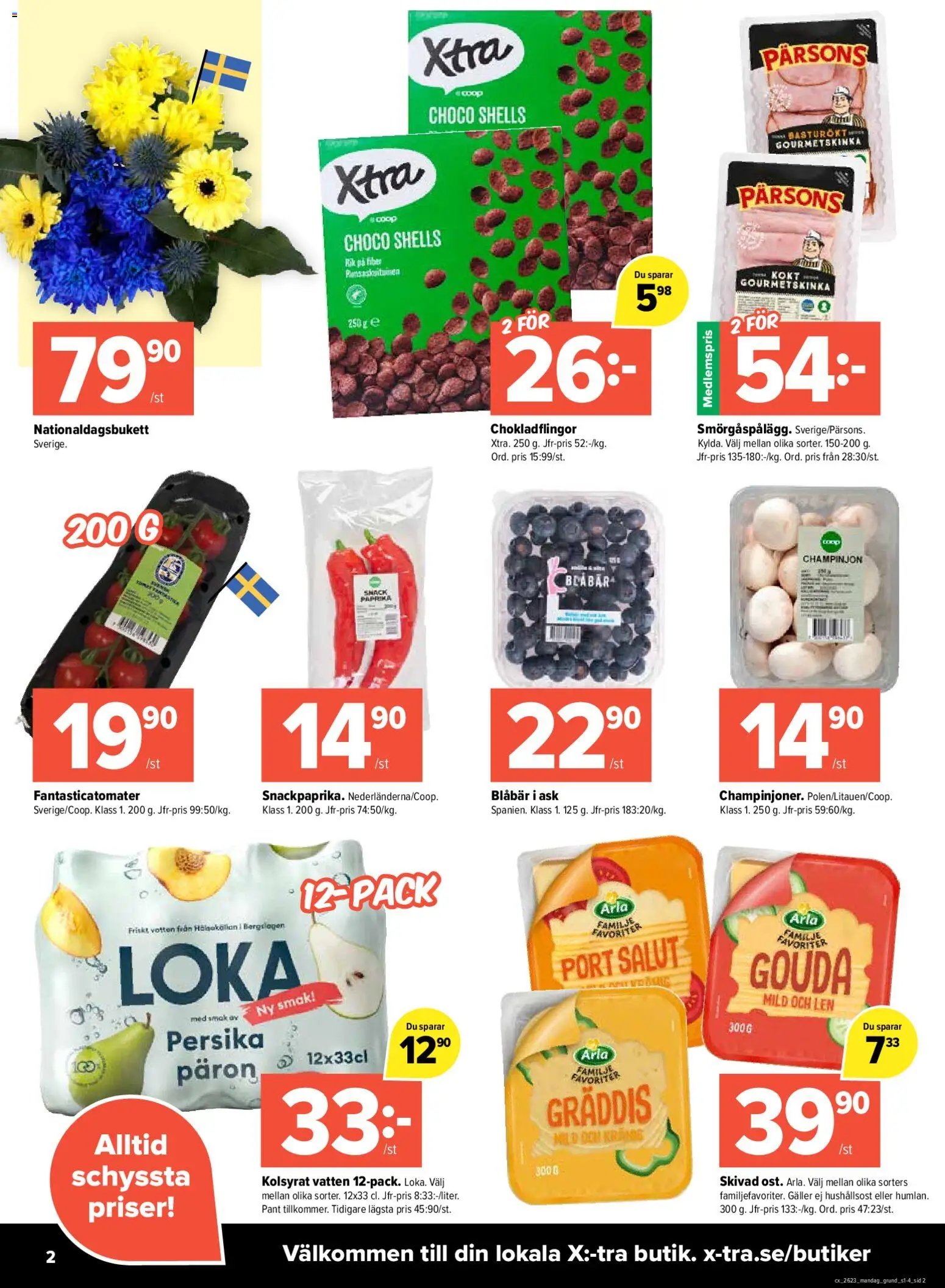 Coop X:-TRA erbjudanden