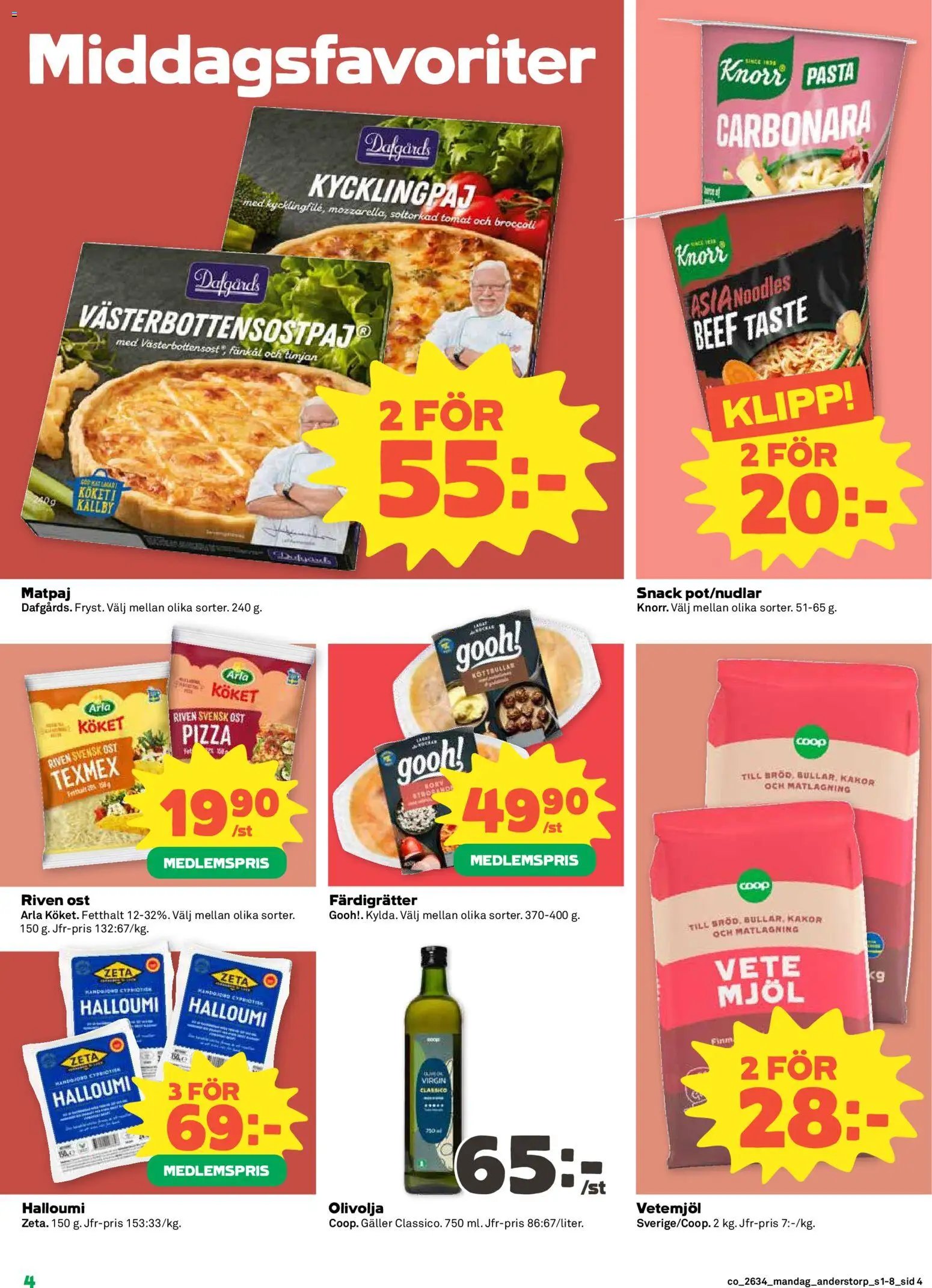Coop erbjudanden