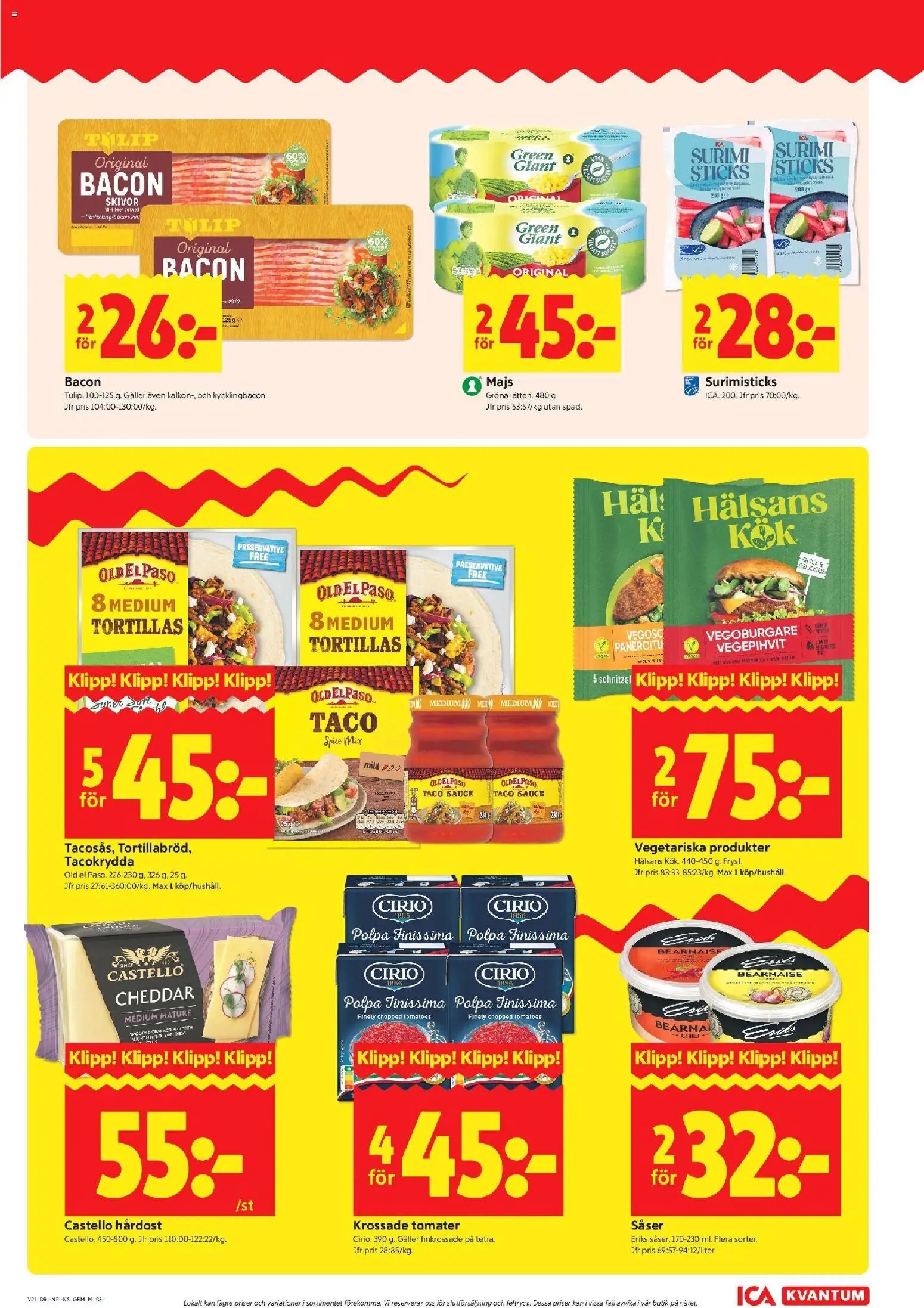 ICA Kvantum erbjudanden