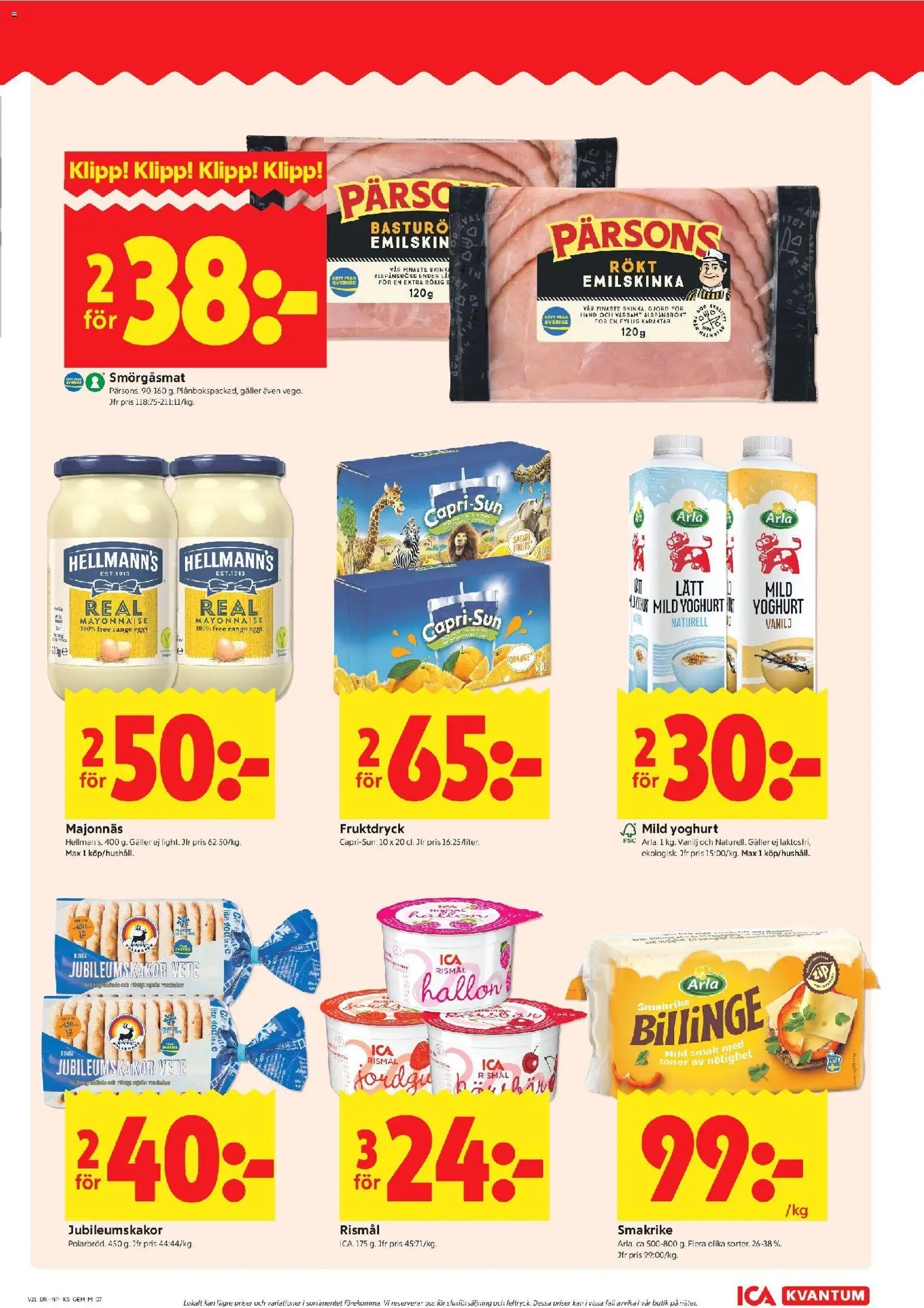 ICA Kvantum erbjudanden