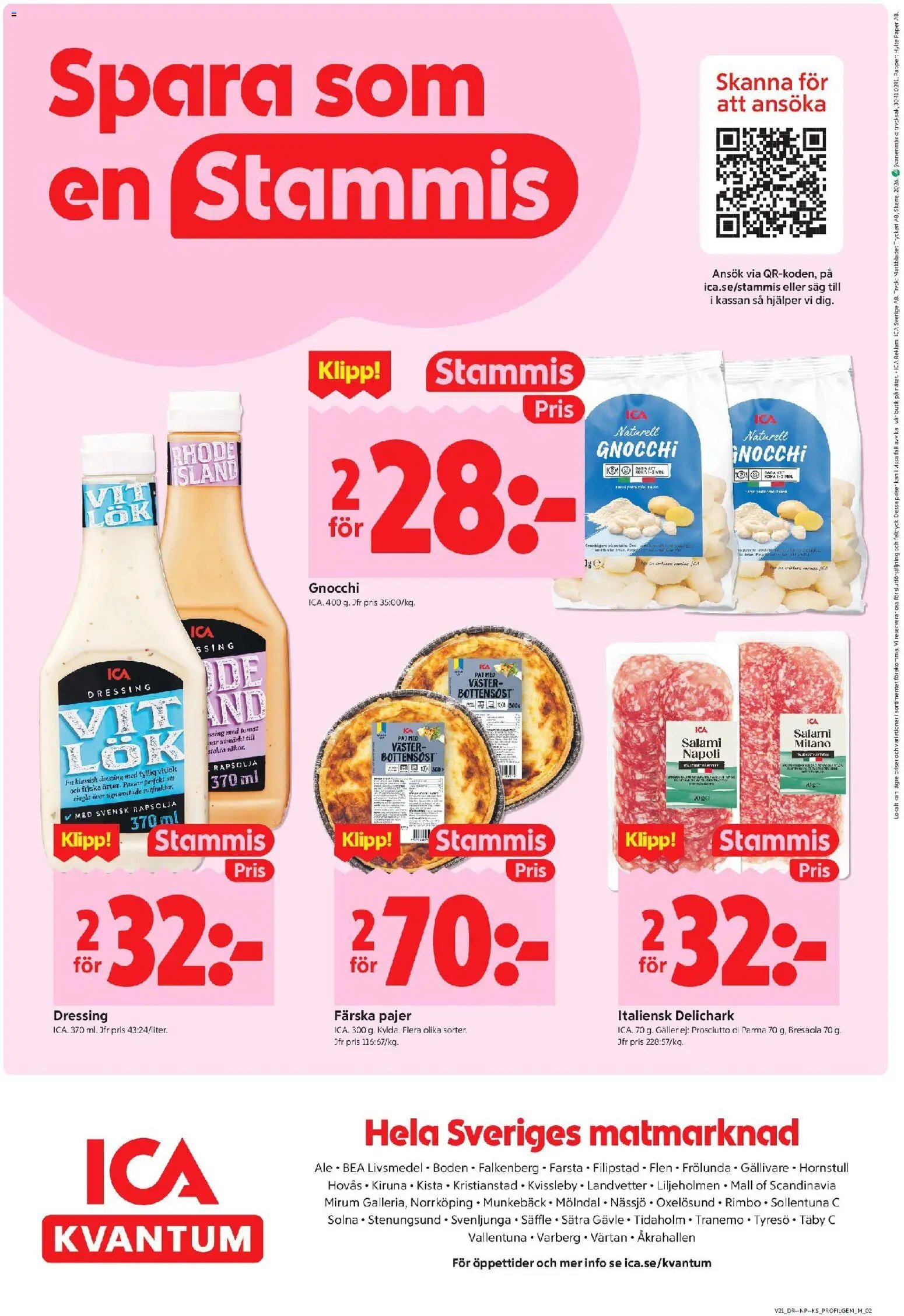 ICA Kvantum erbjudanden