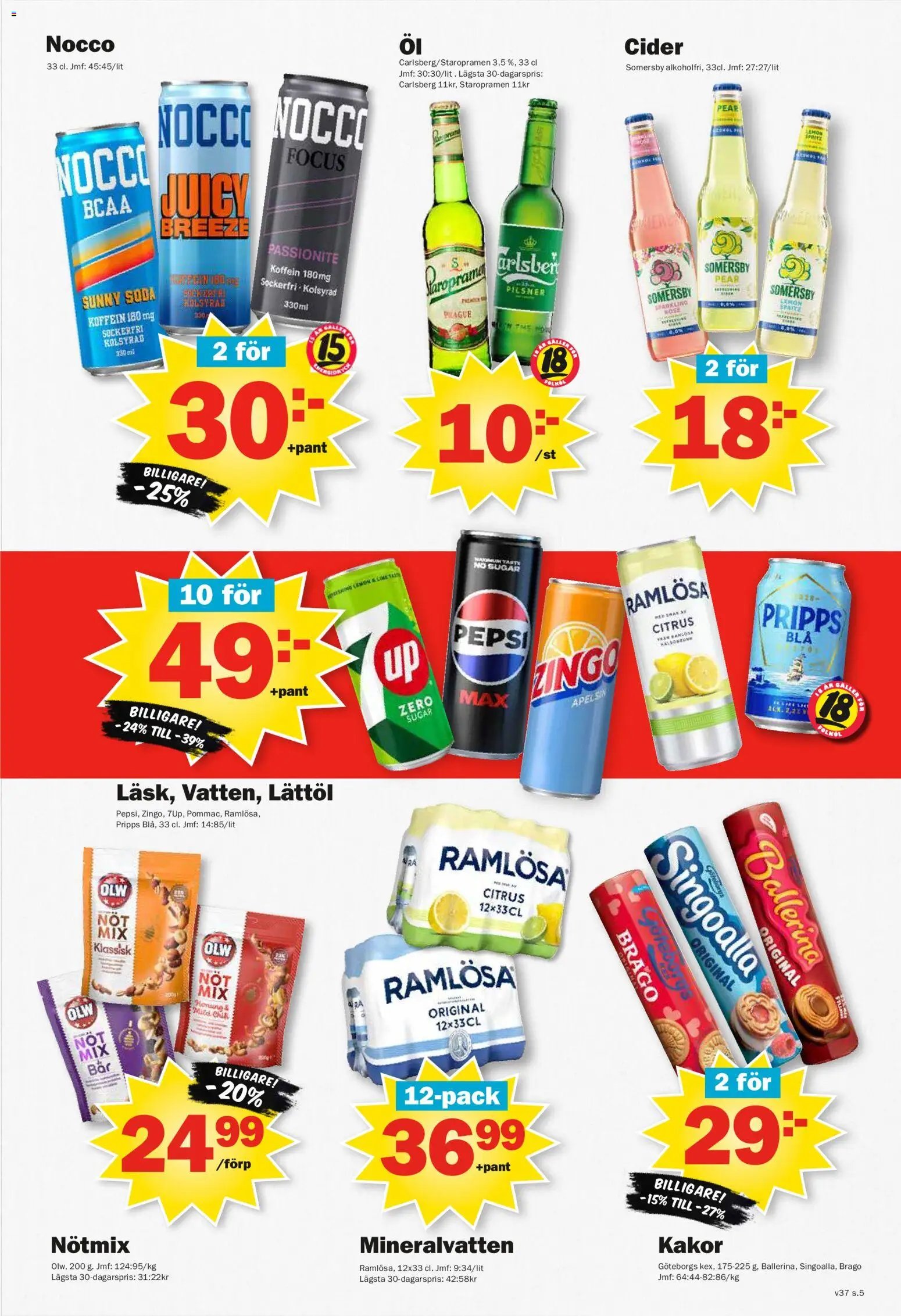 Pekås erbjudanden