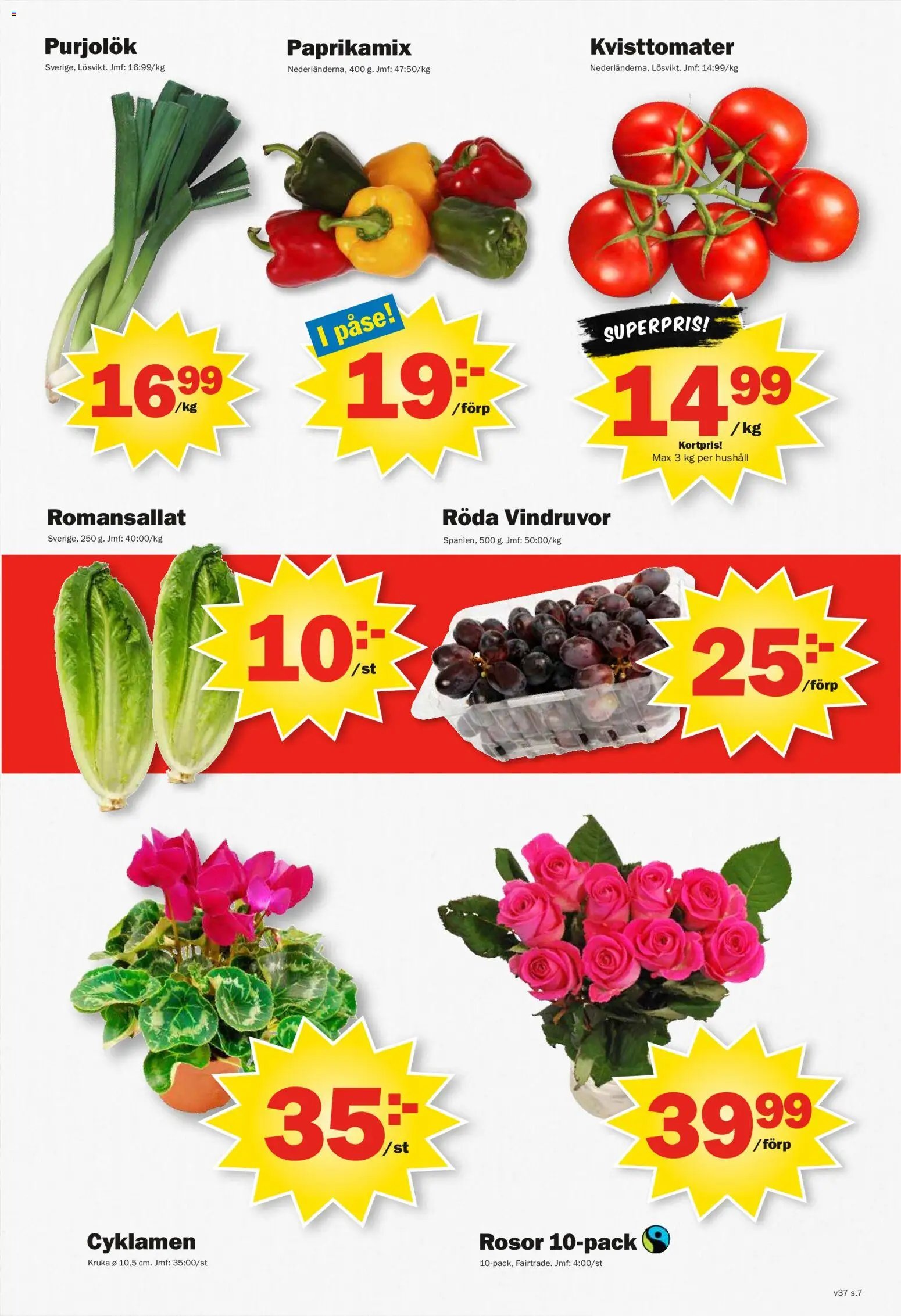 Pekås erbjudanden