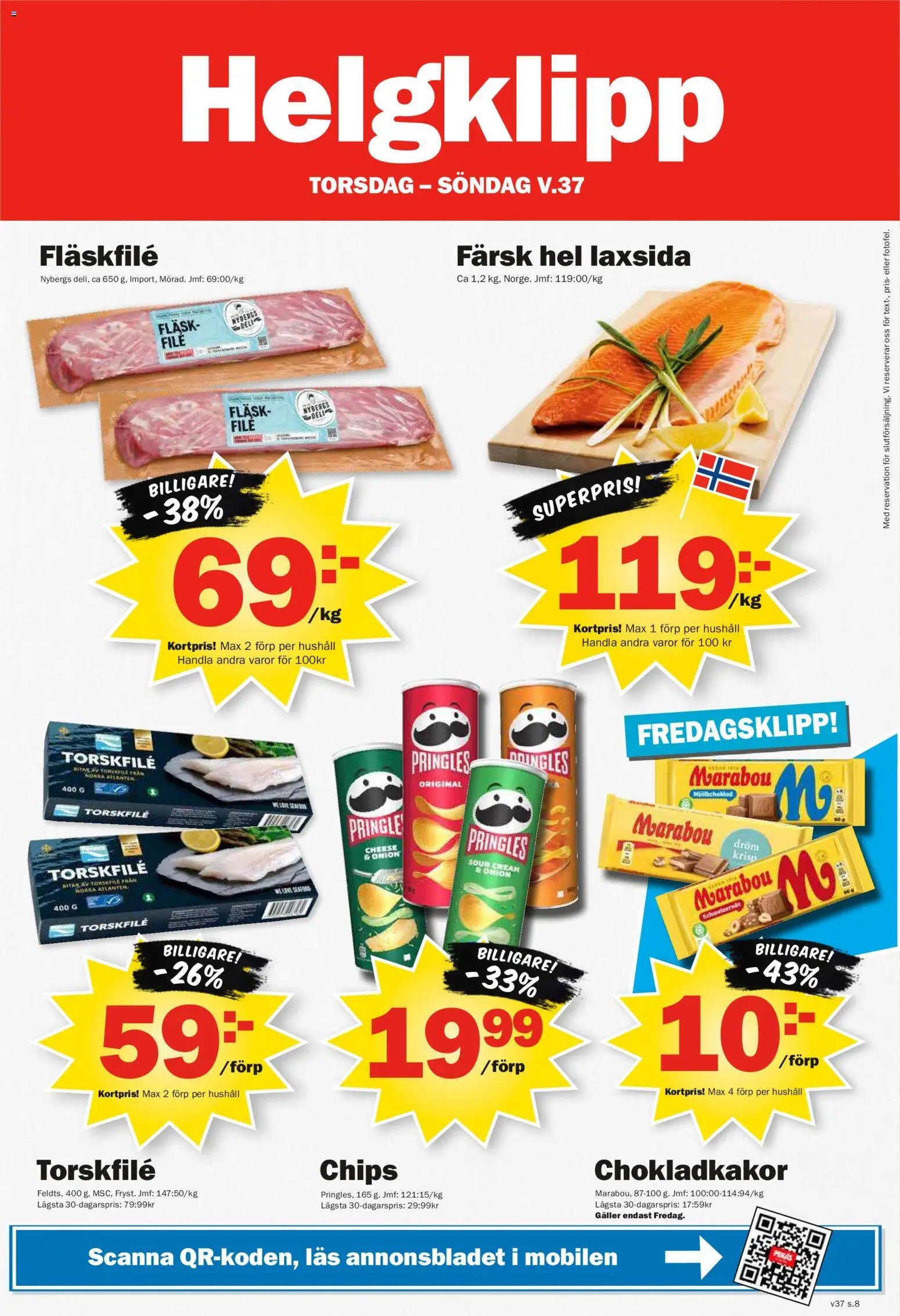 Pekås erbjudanden