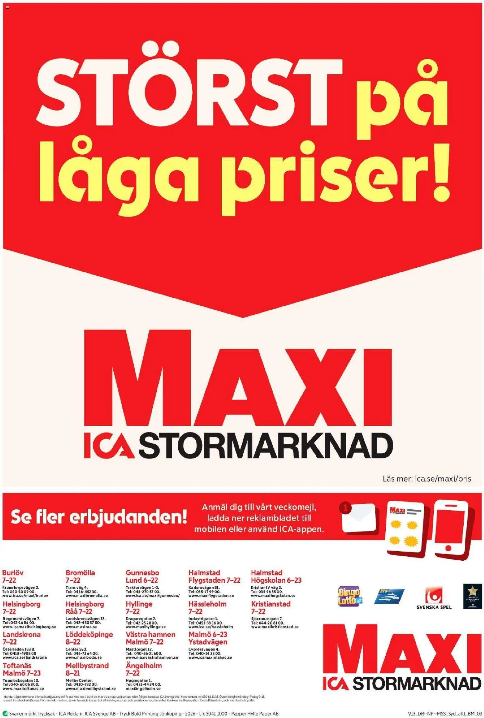 ICA Maxi - Kävlinge