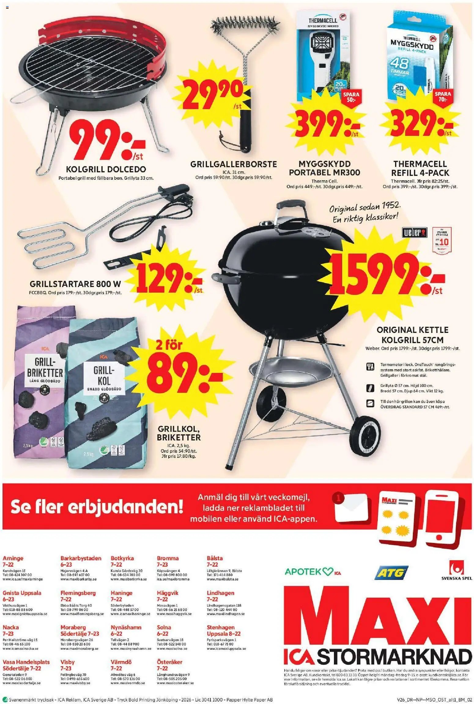 ICA Maxi  erbjudanden
