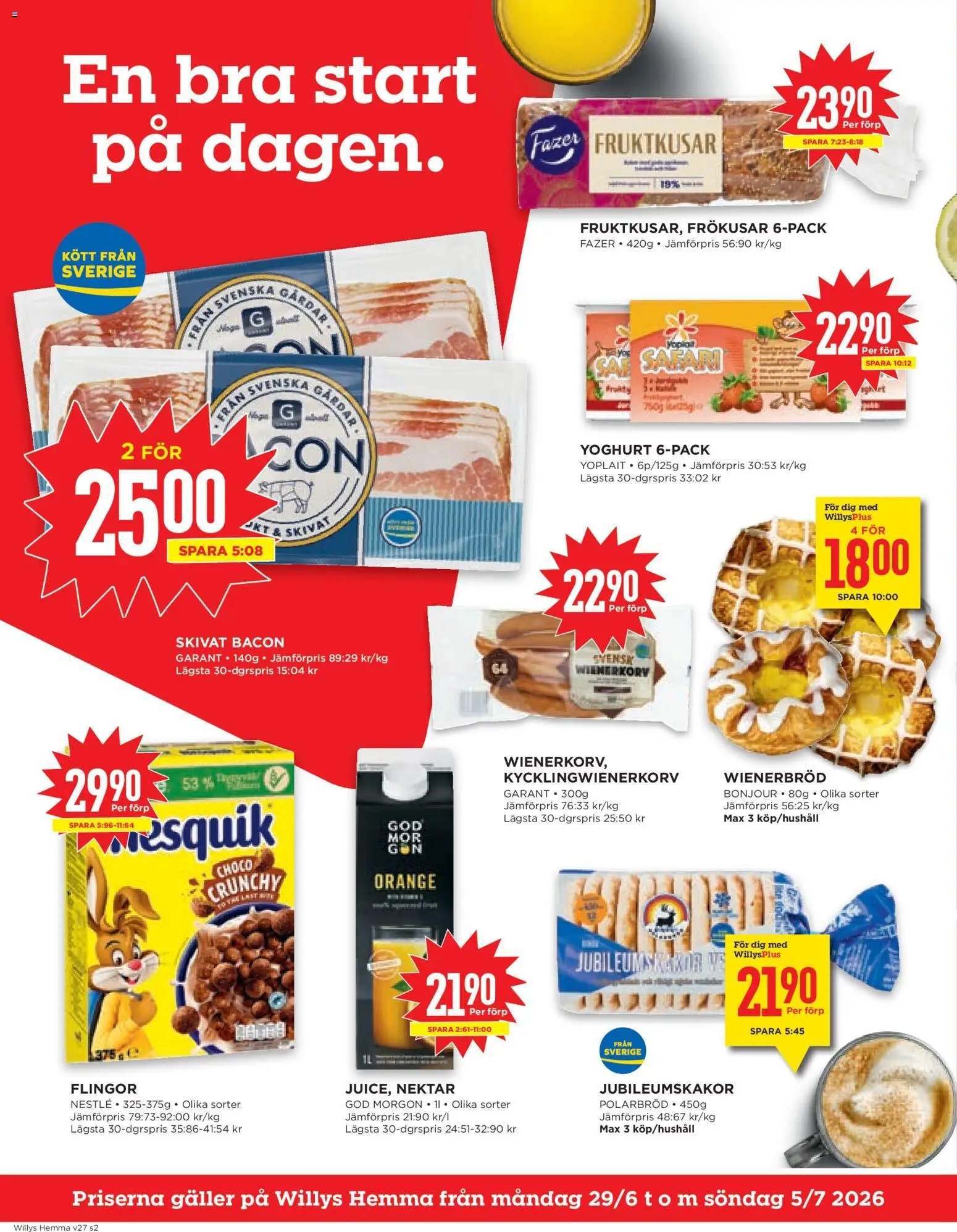 Willys erbjudanden Hemma