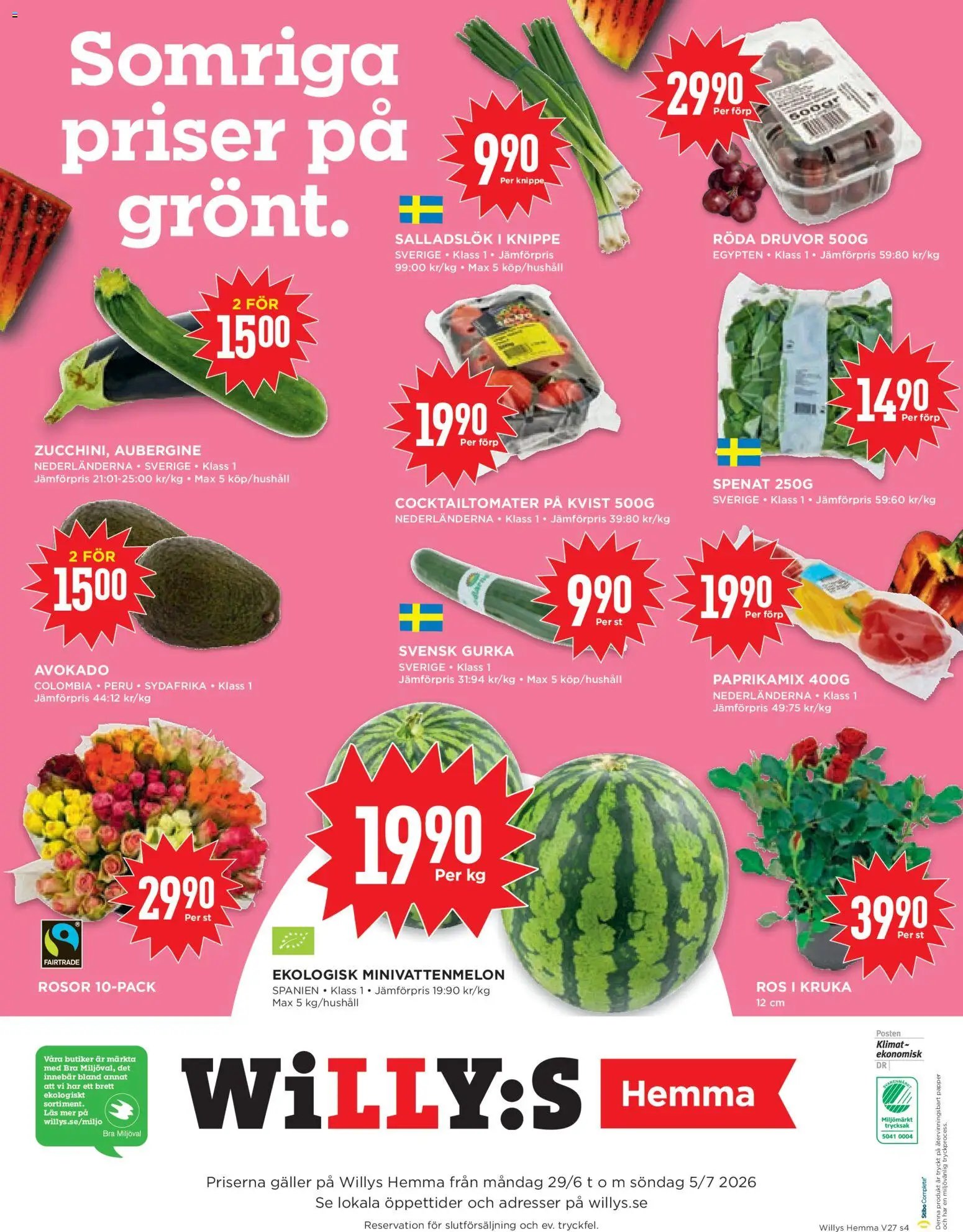 Willys erbjudanden Hemma