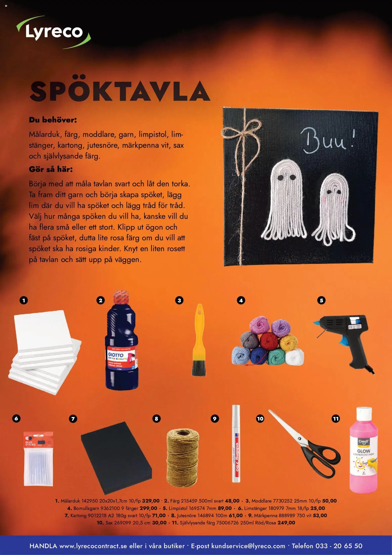 Lyreco erbjudanden halloween