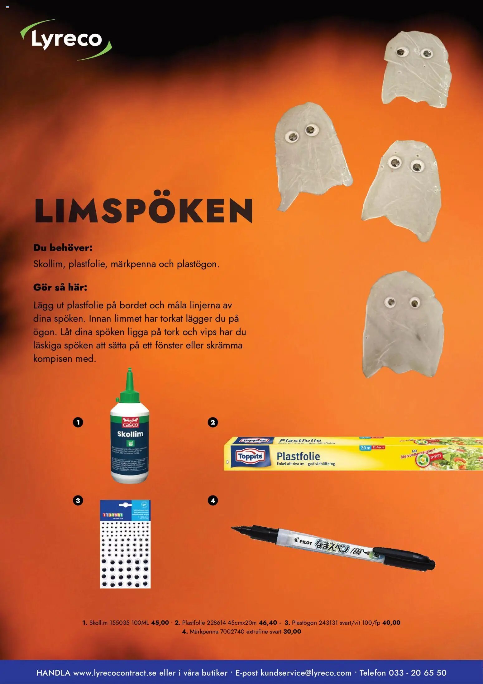 Lyreco erbjudanden halloween
