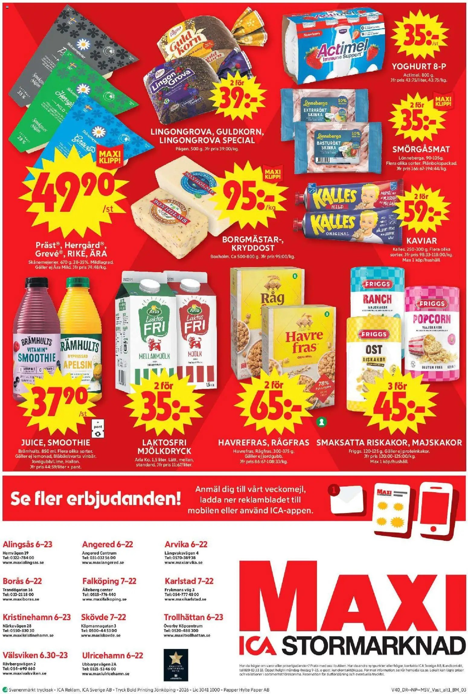 ICA Maxi erbjudanden
