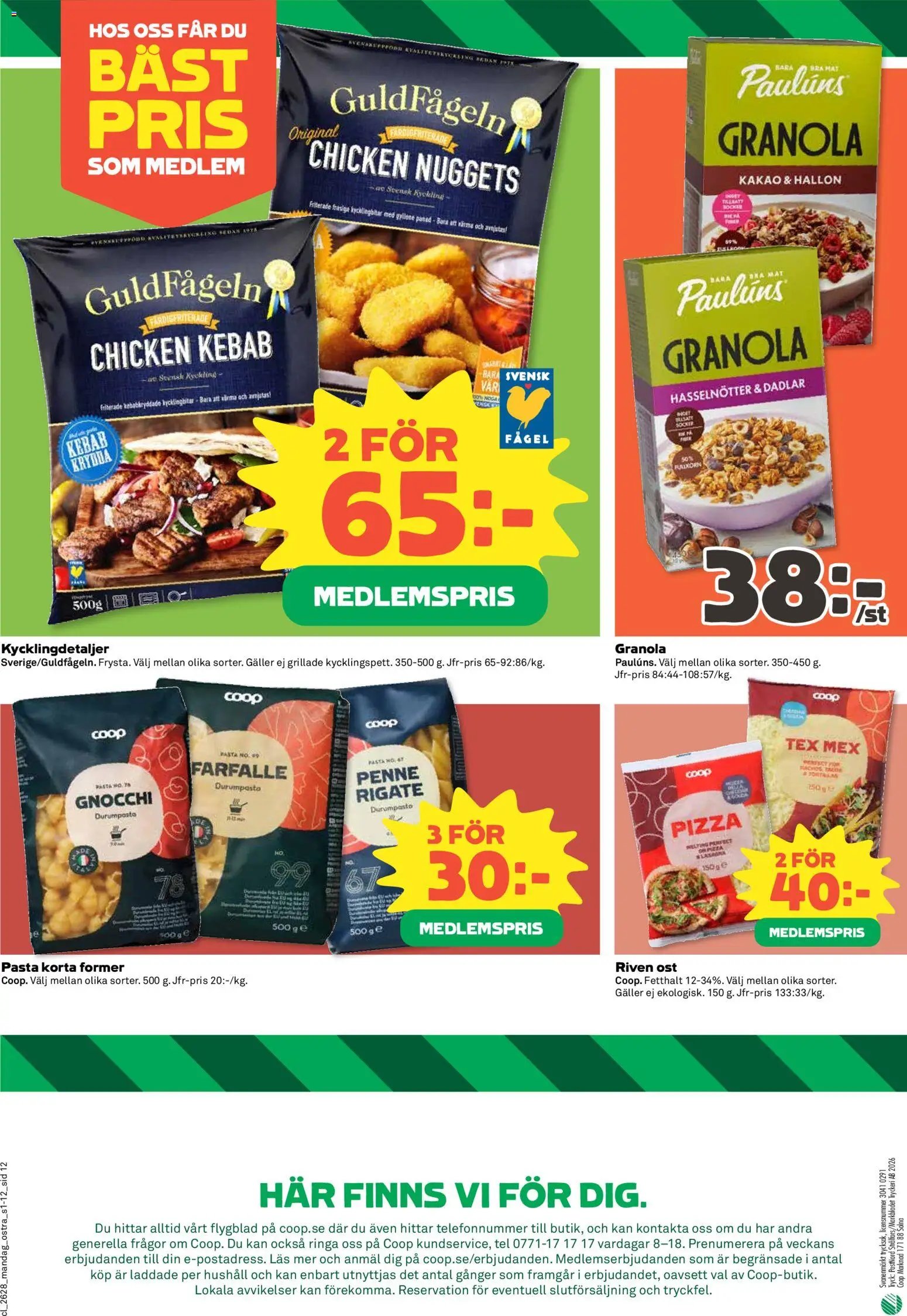 Coop Daglivs erbjudanden