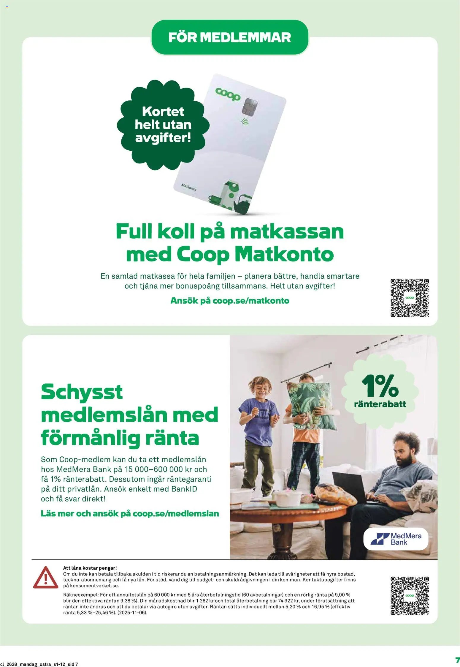 Coop Daglivs erbjudanden