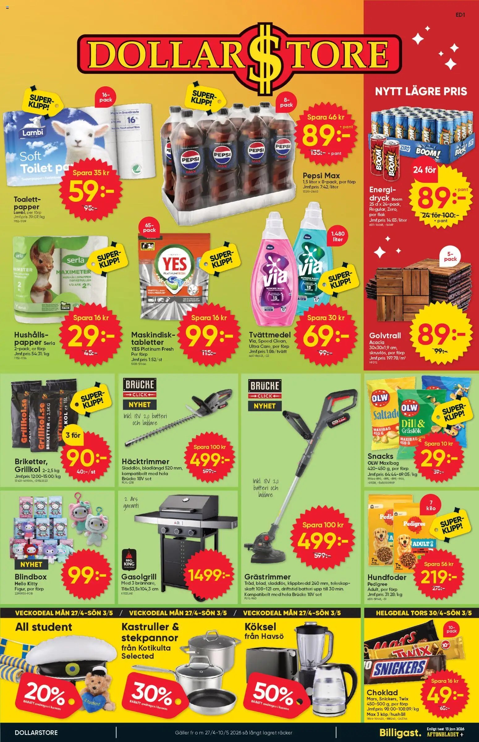 Dollar Store erbjudanden