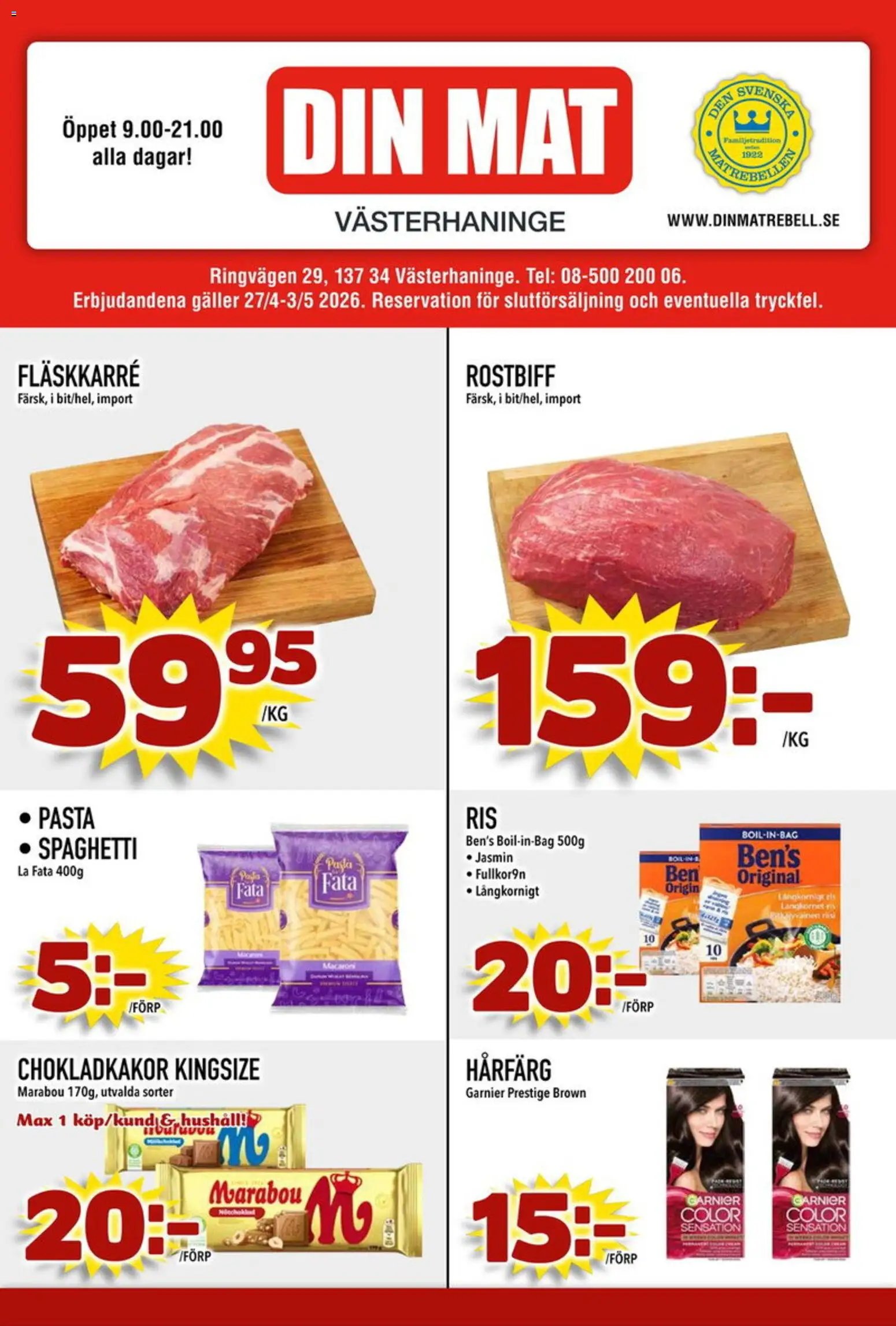 Din Mat erbjudanden