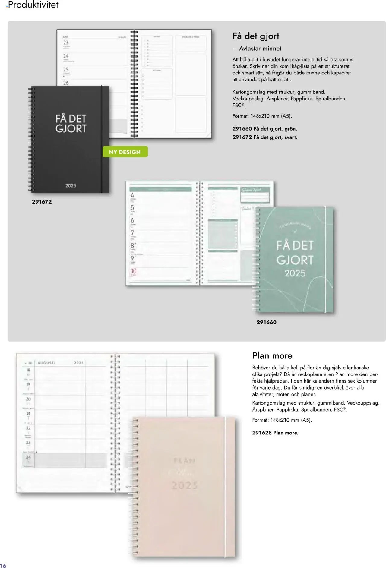 Lyreco - Almanackor och kalendrar 2025