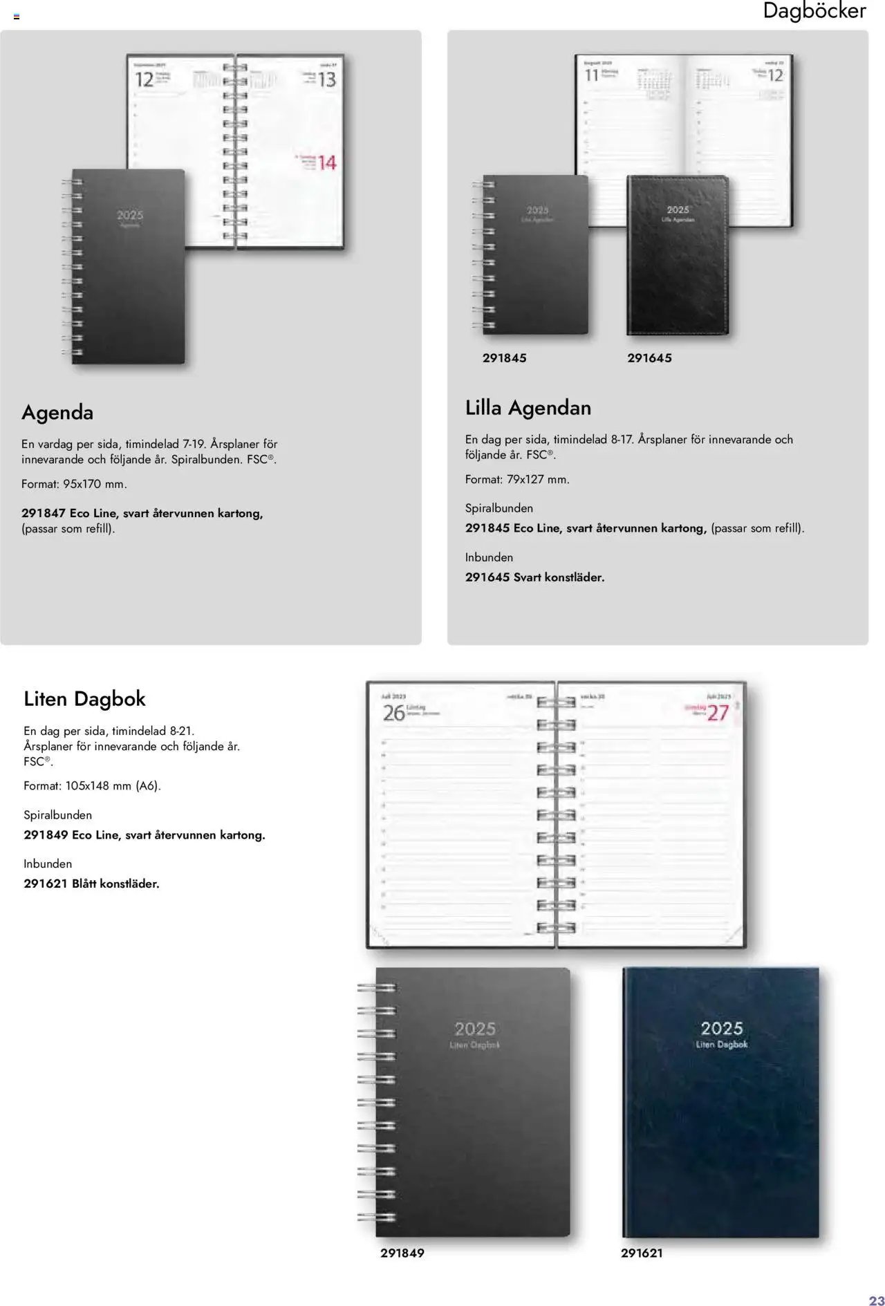 Lyreco - Almanackor och kalendrar 2025