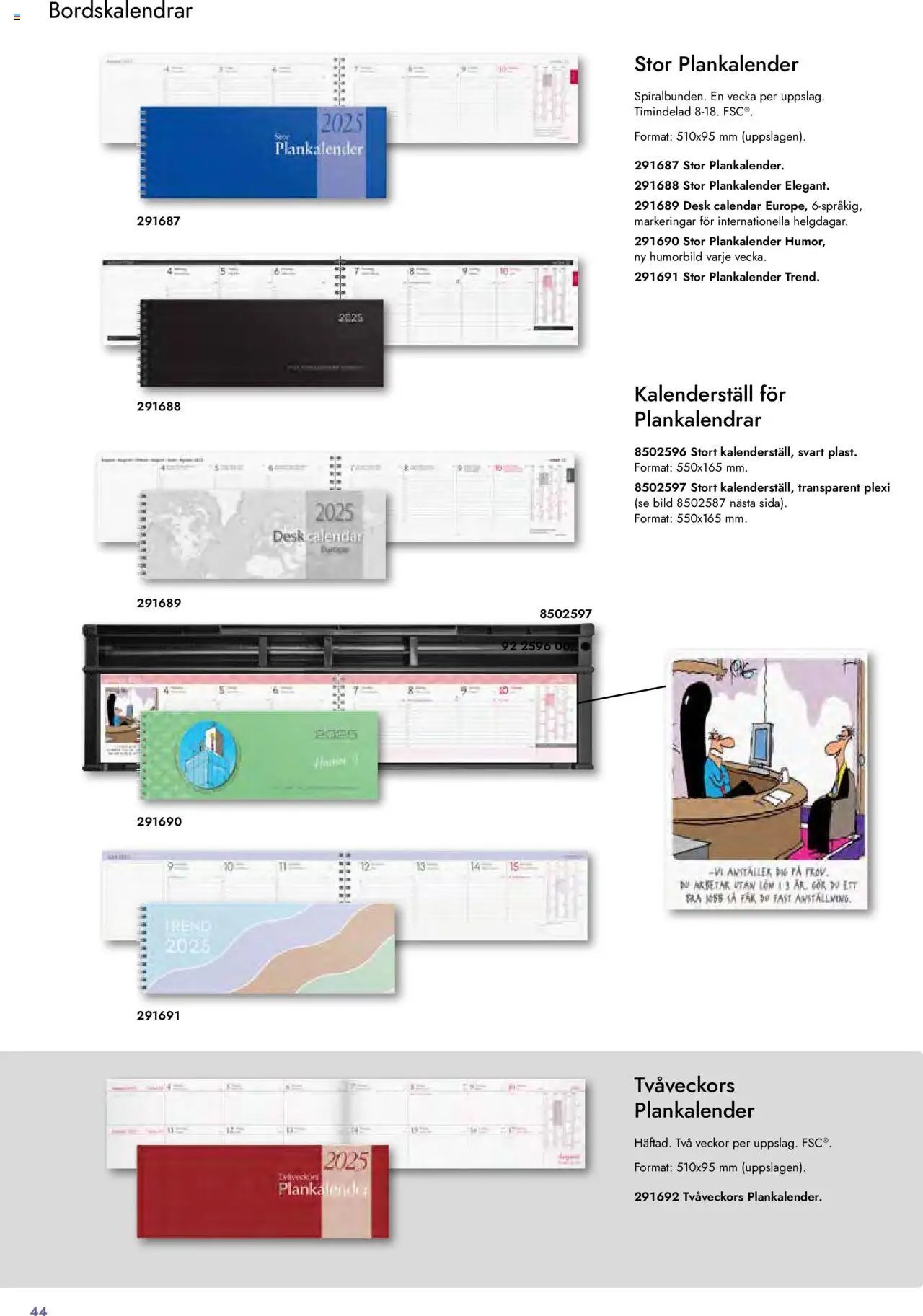 Lyreco - Almanackor och kalendrar 2025