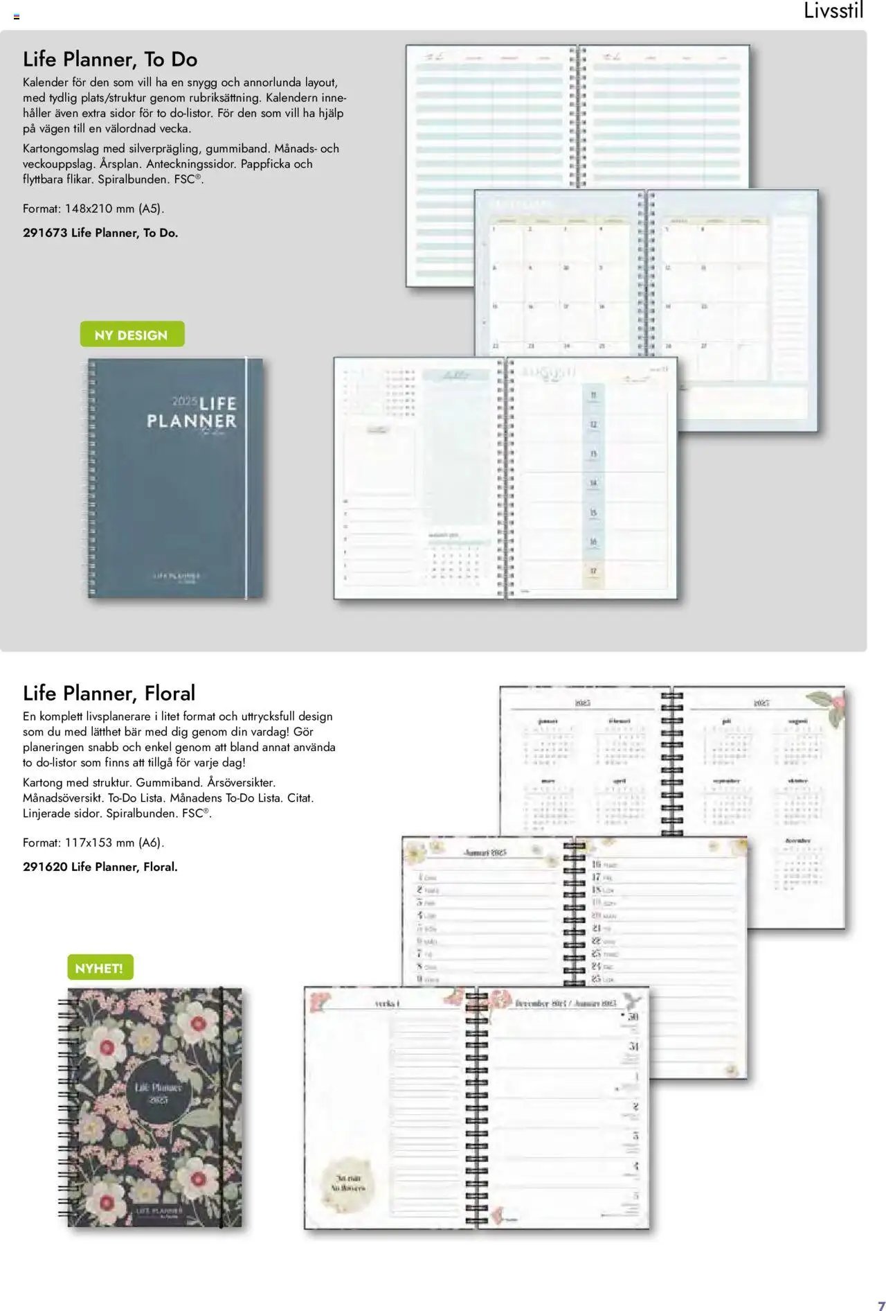 Lyreco - Almanackor och kalendrar 2025