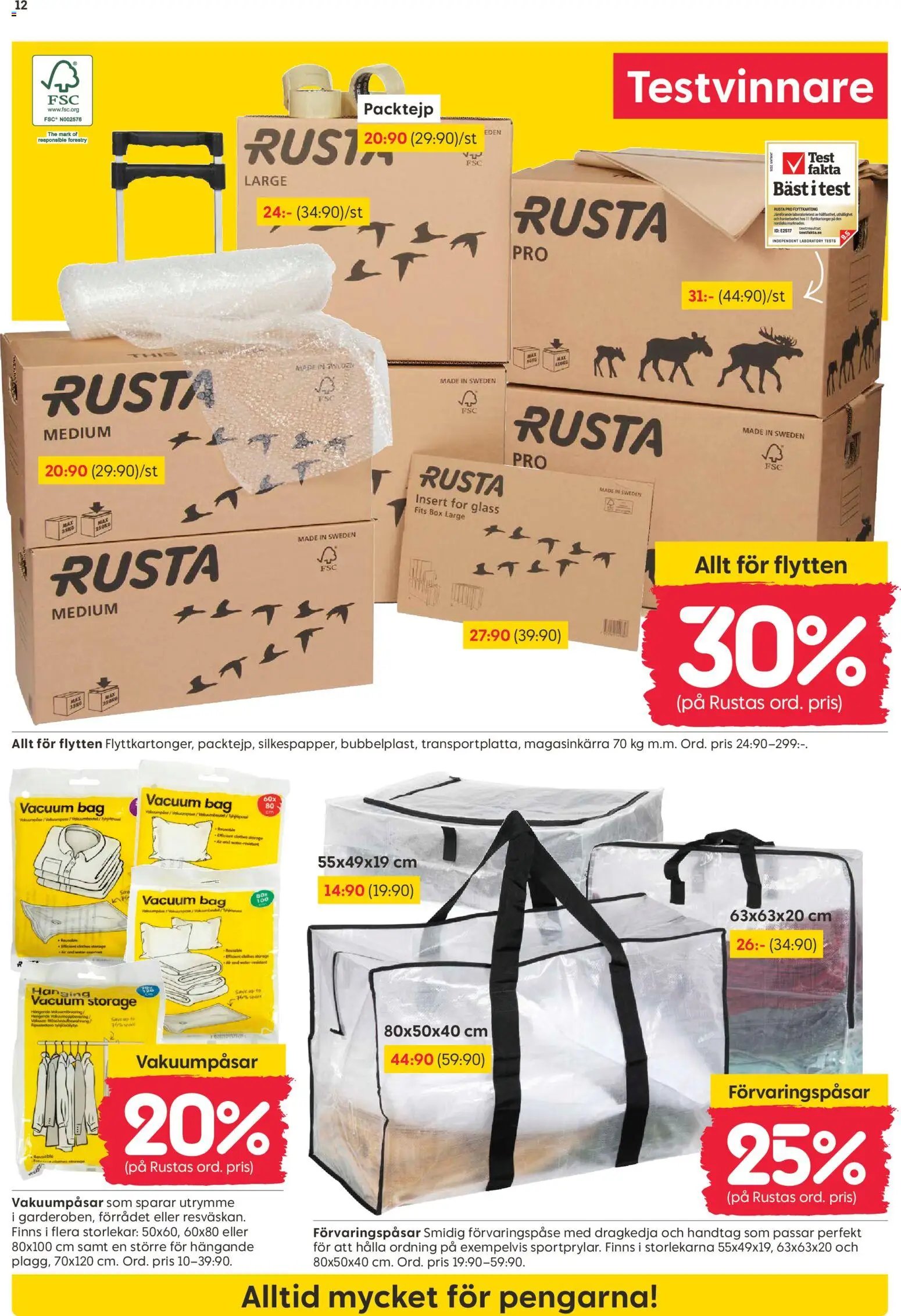 Rusta erbjudanden