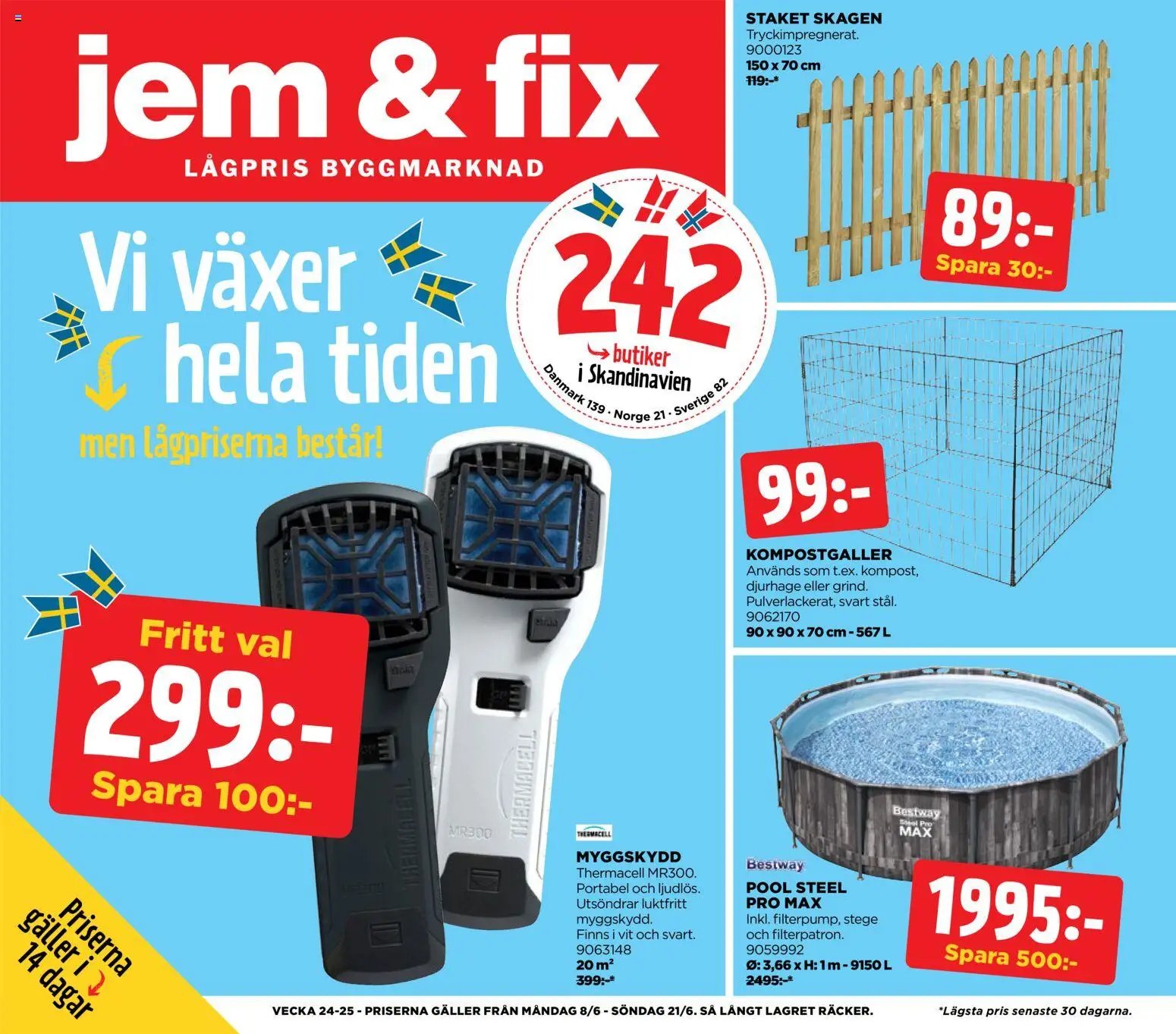 Jem & Fix - erbjudanden