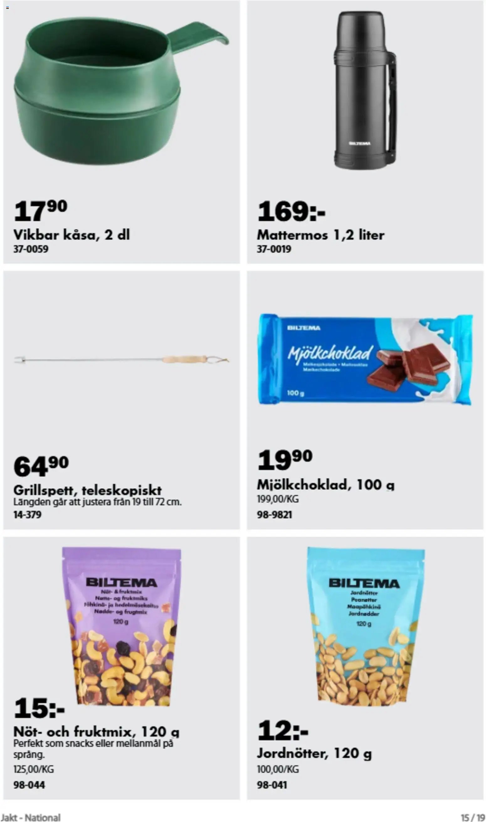 Biltema erbjudanden jakt