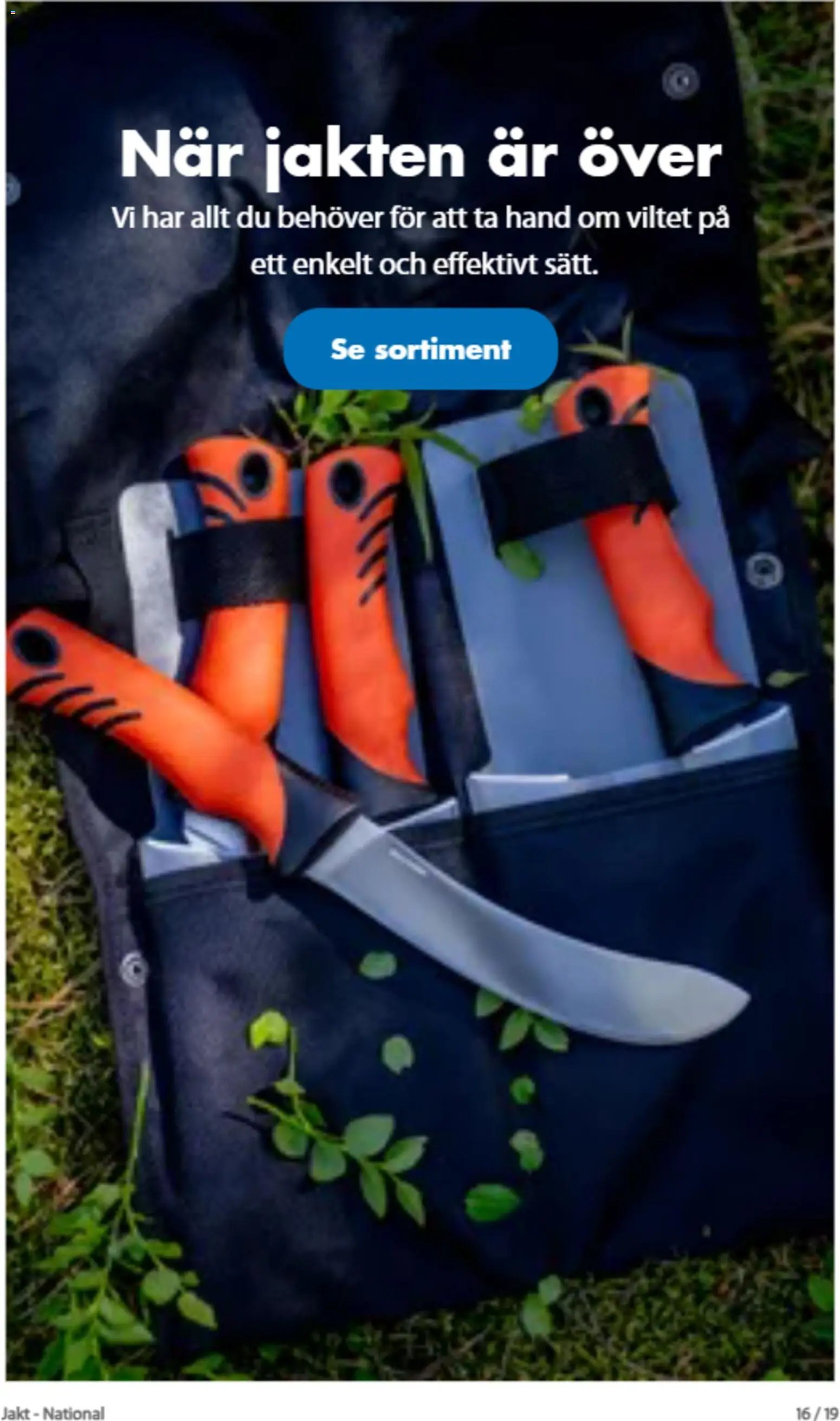 Biltema erbjudanden jakt