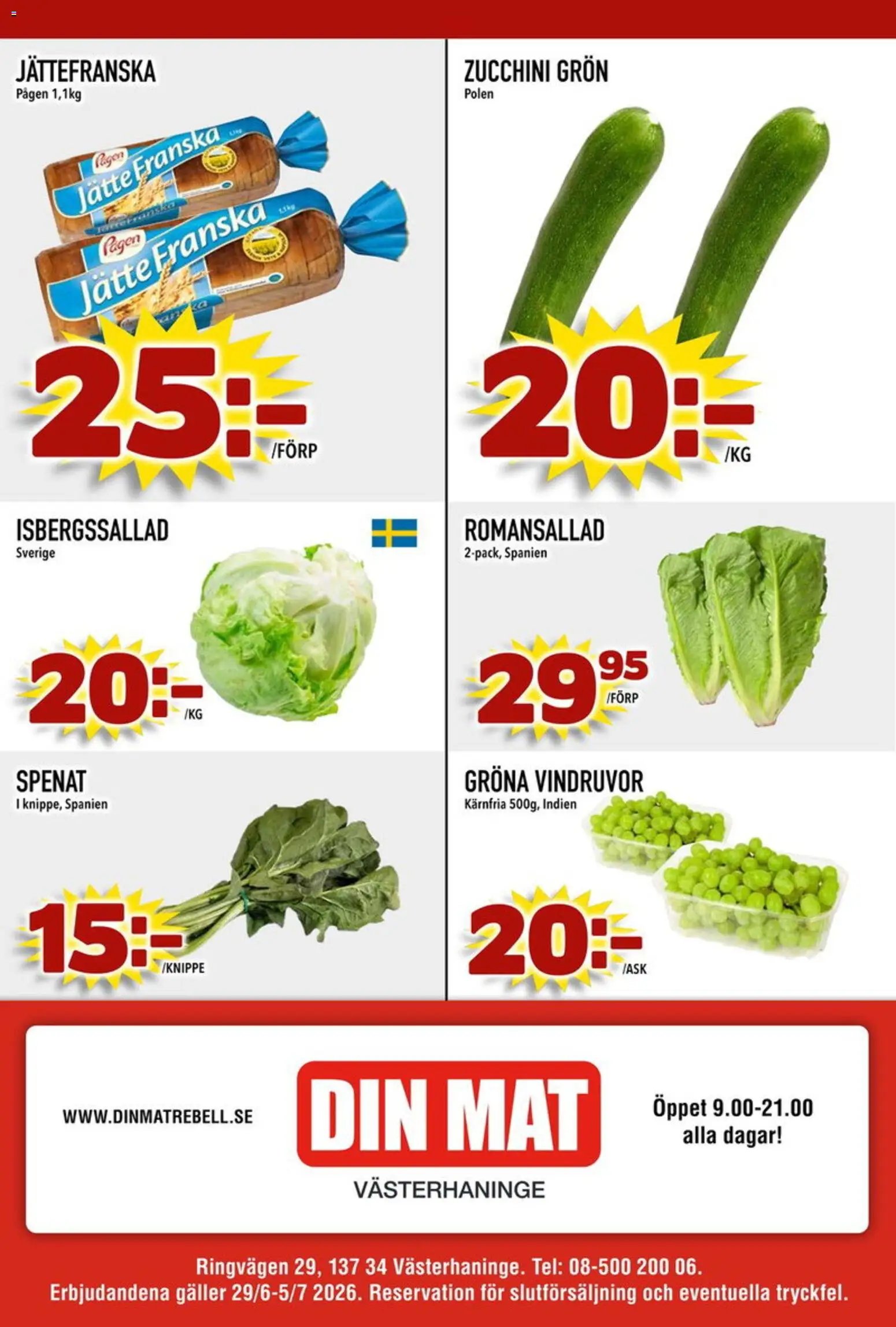 Din Mat erbjudanden
