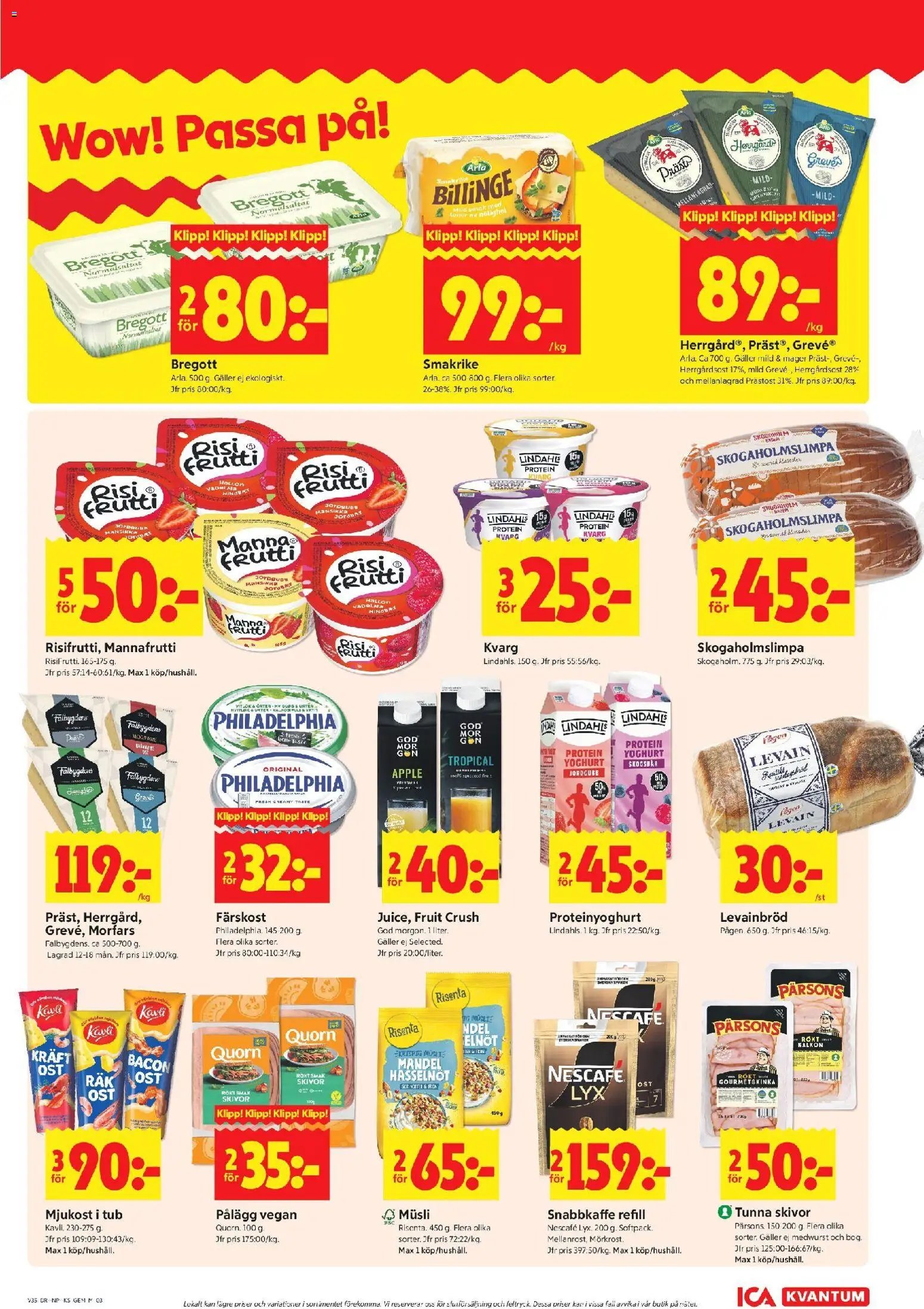 ICA Kvantum erbjudanden