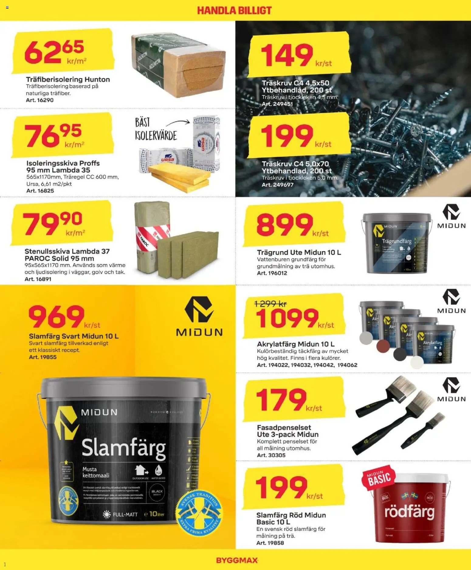 ByggMax erbjudanden
