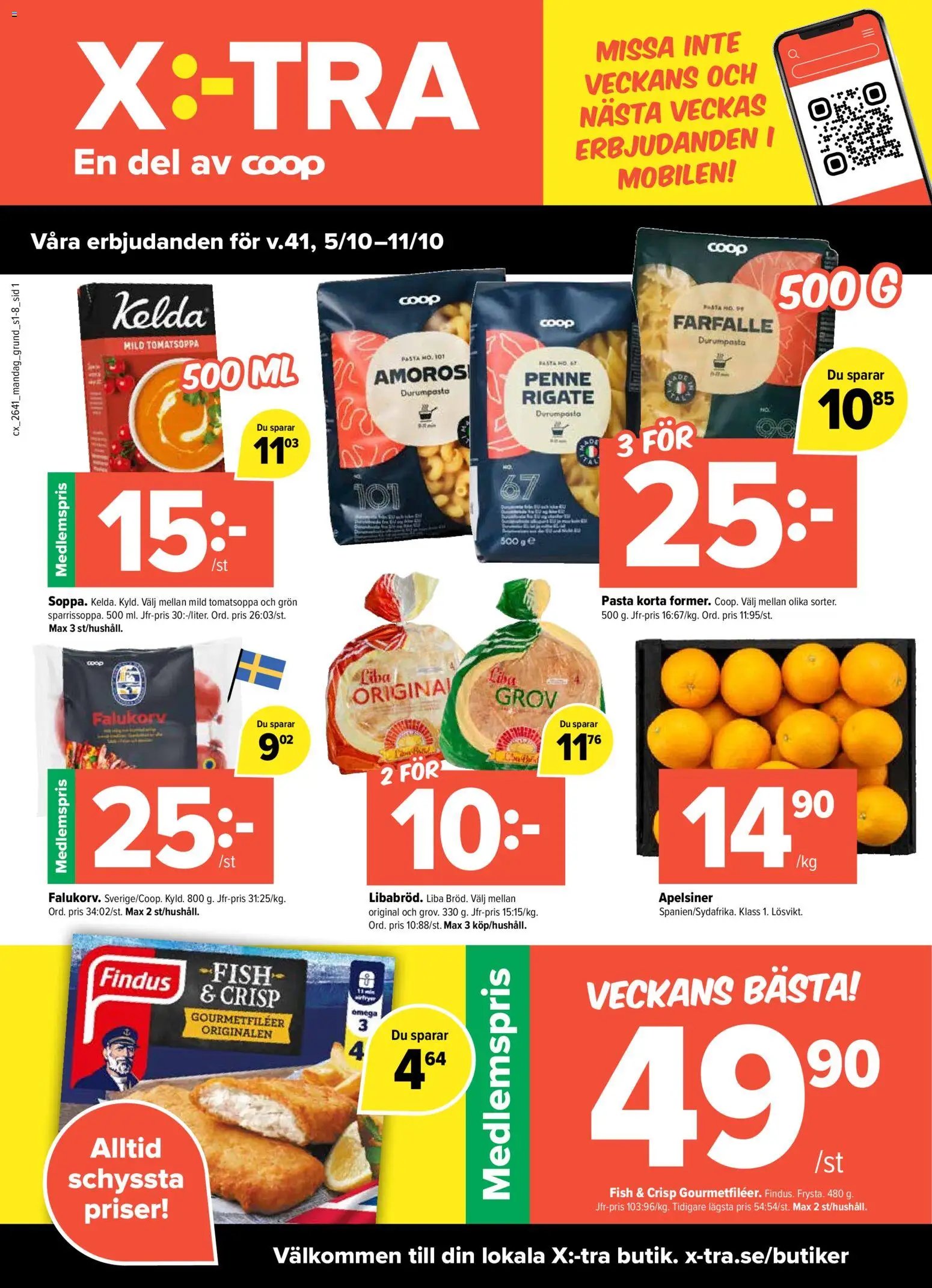 Coop X:-TRA erbjudanden