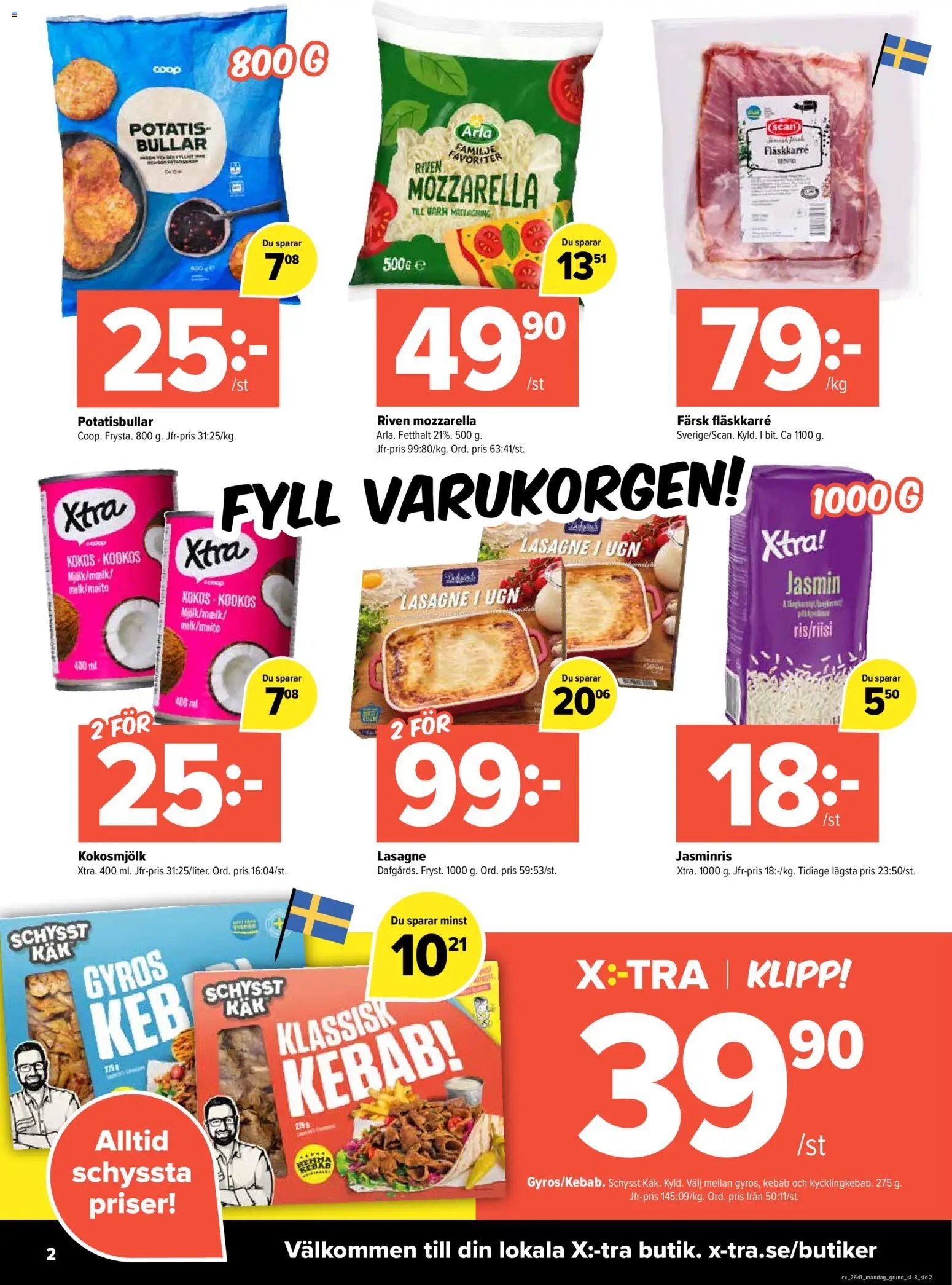 Coop X:-TRA erbjudanden