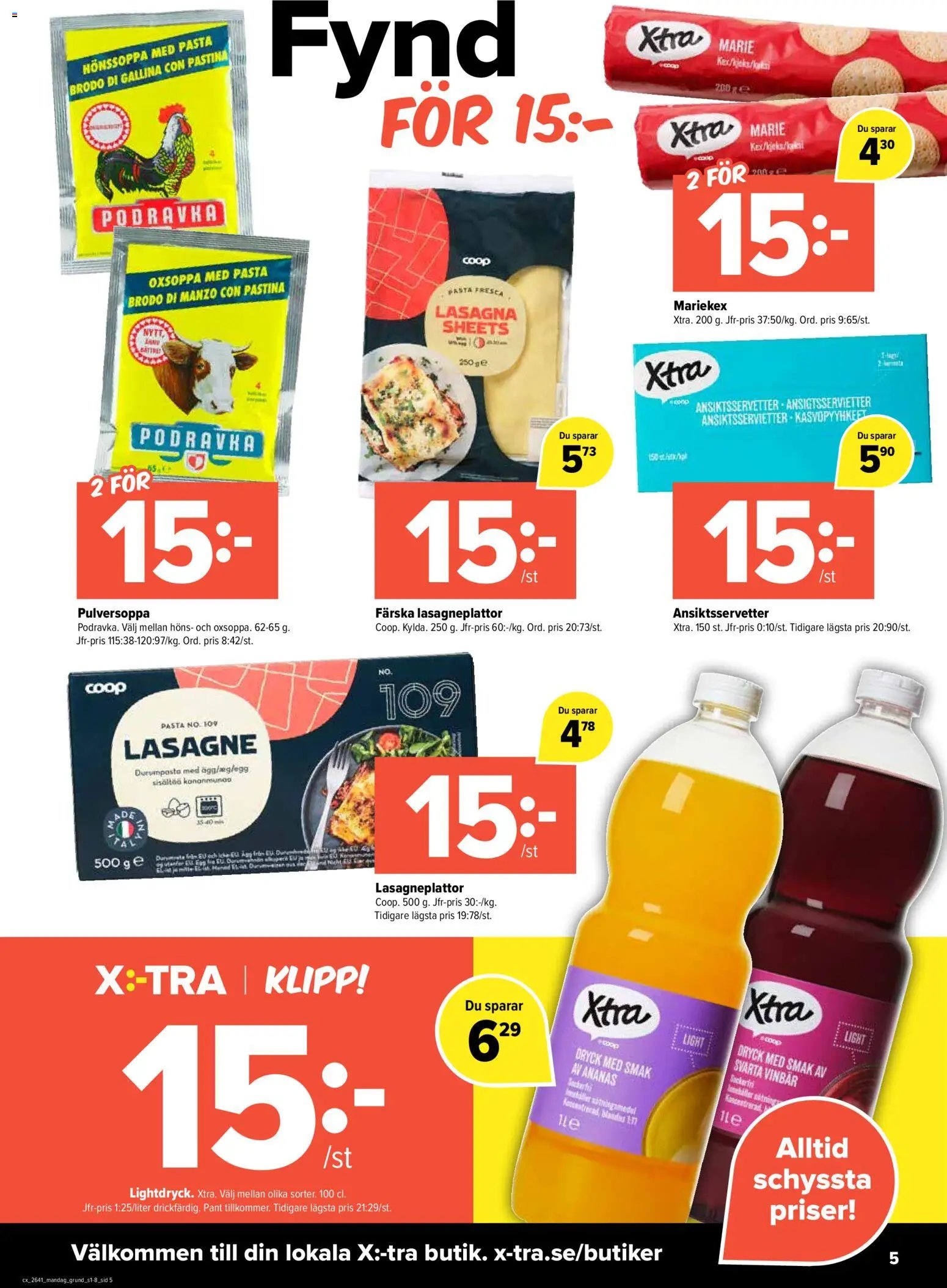 Coop X:-TRA erbjudanden
