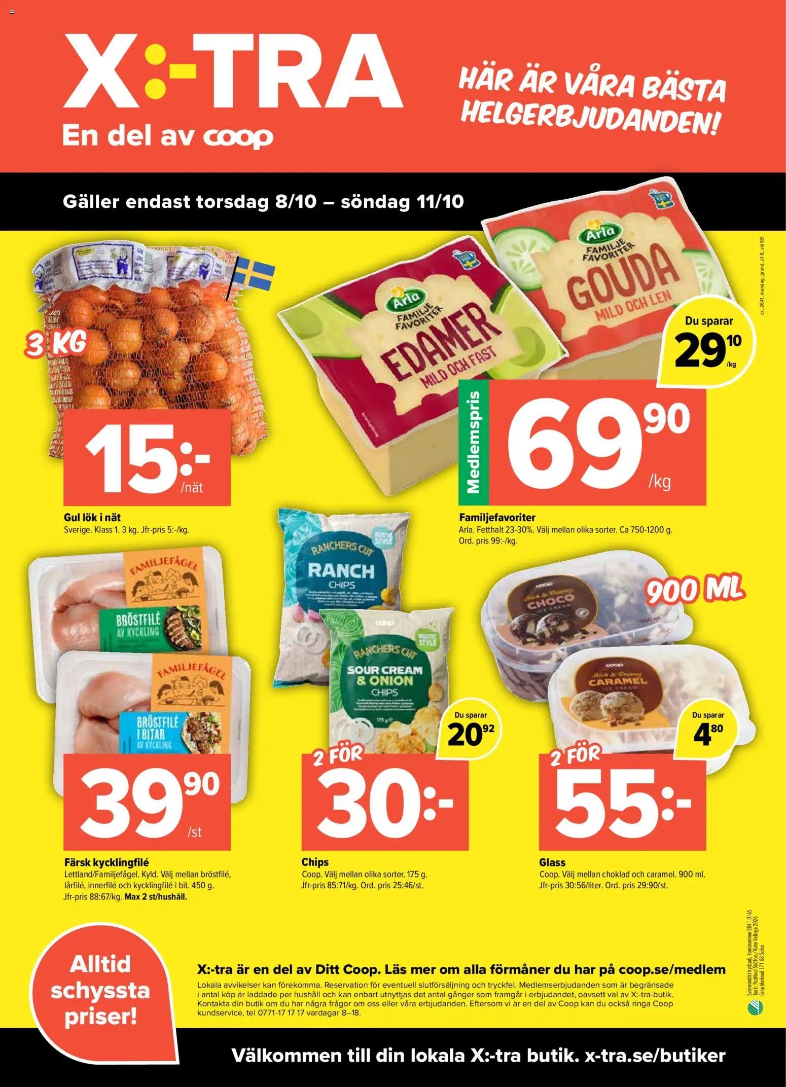 Coop X:-TRA erbjudanden