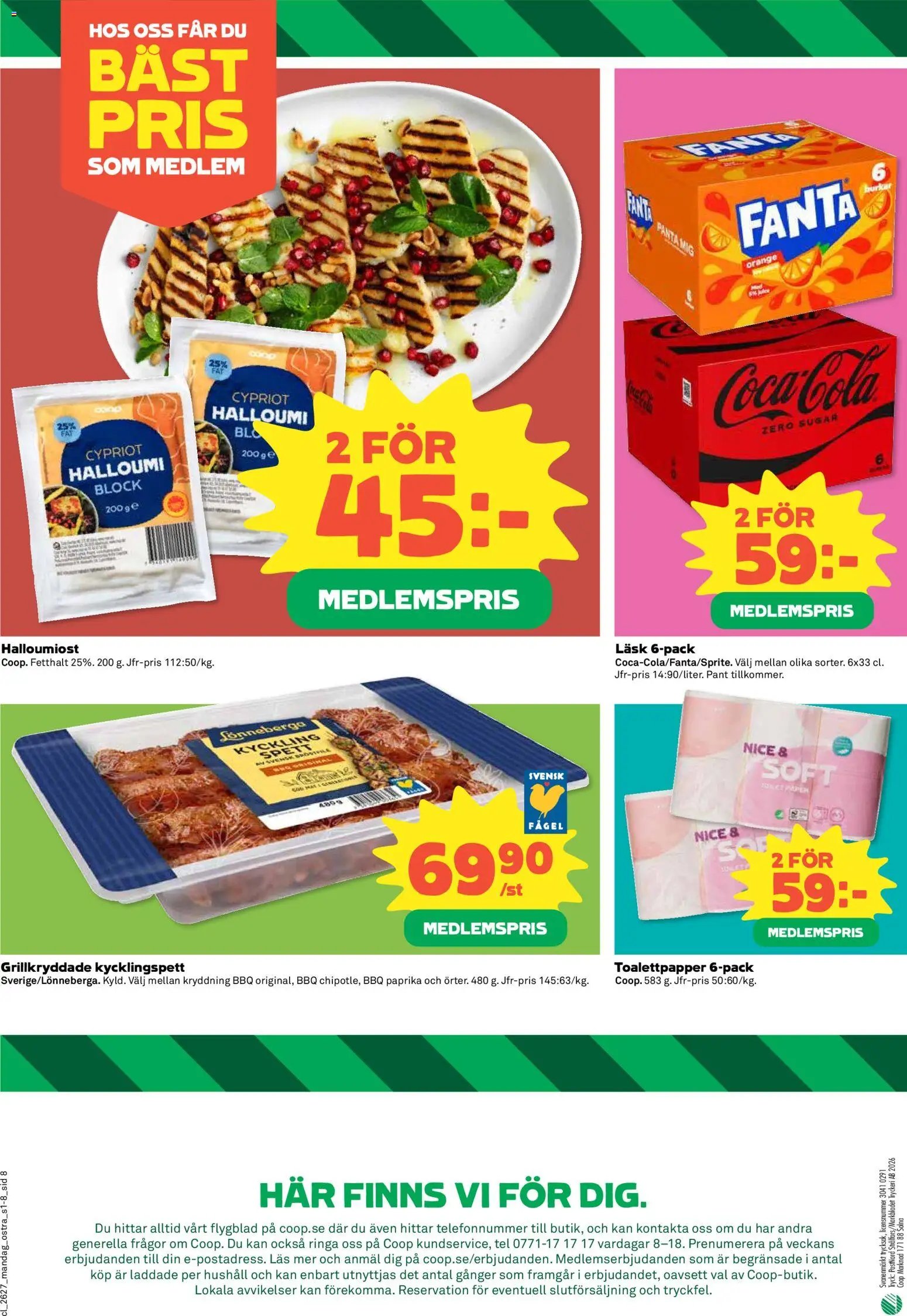 Coop Daglivs erbjudanden