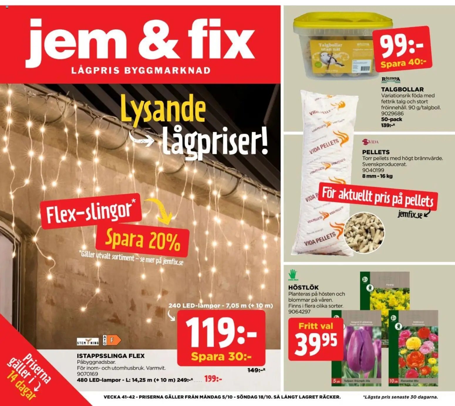 Jem & Fix erbjudanden