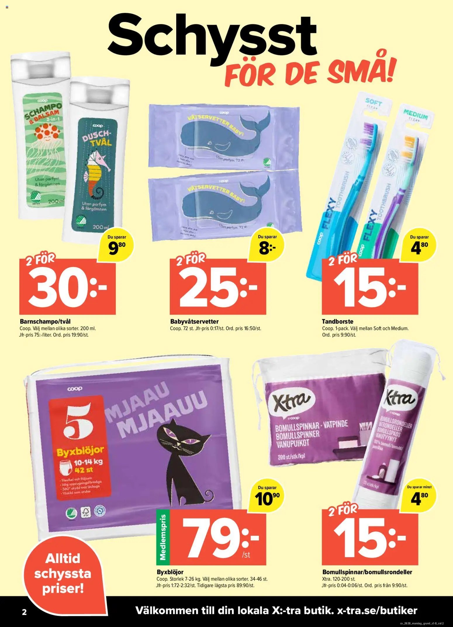 Coop X:-TRA erbjudanden