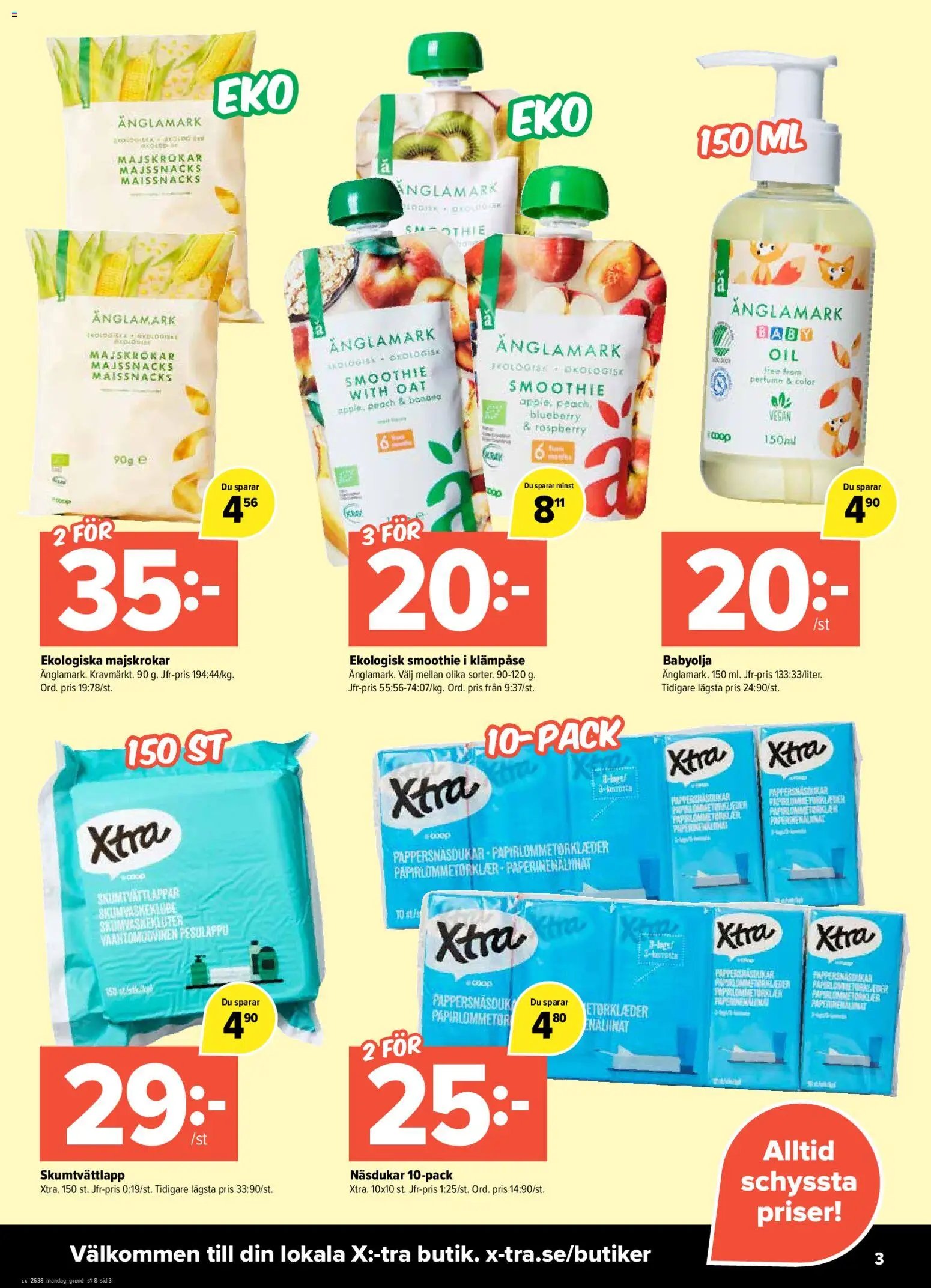 Coop X:-TRA erbjudanden
