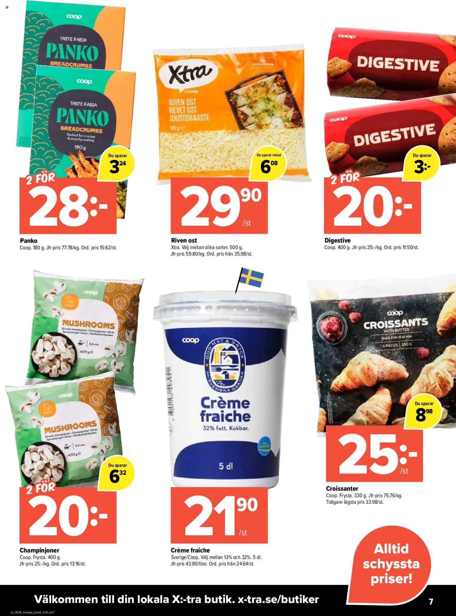 Coop X:-TRA erbjudanden