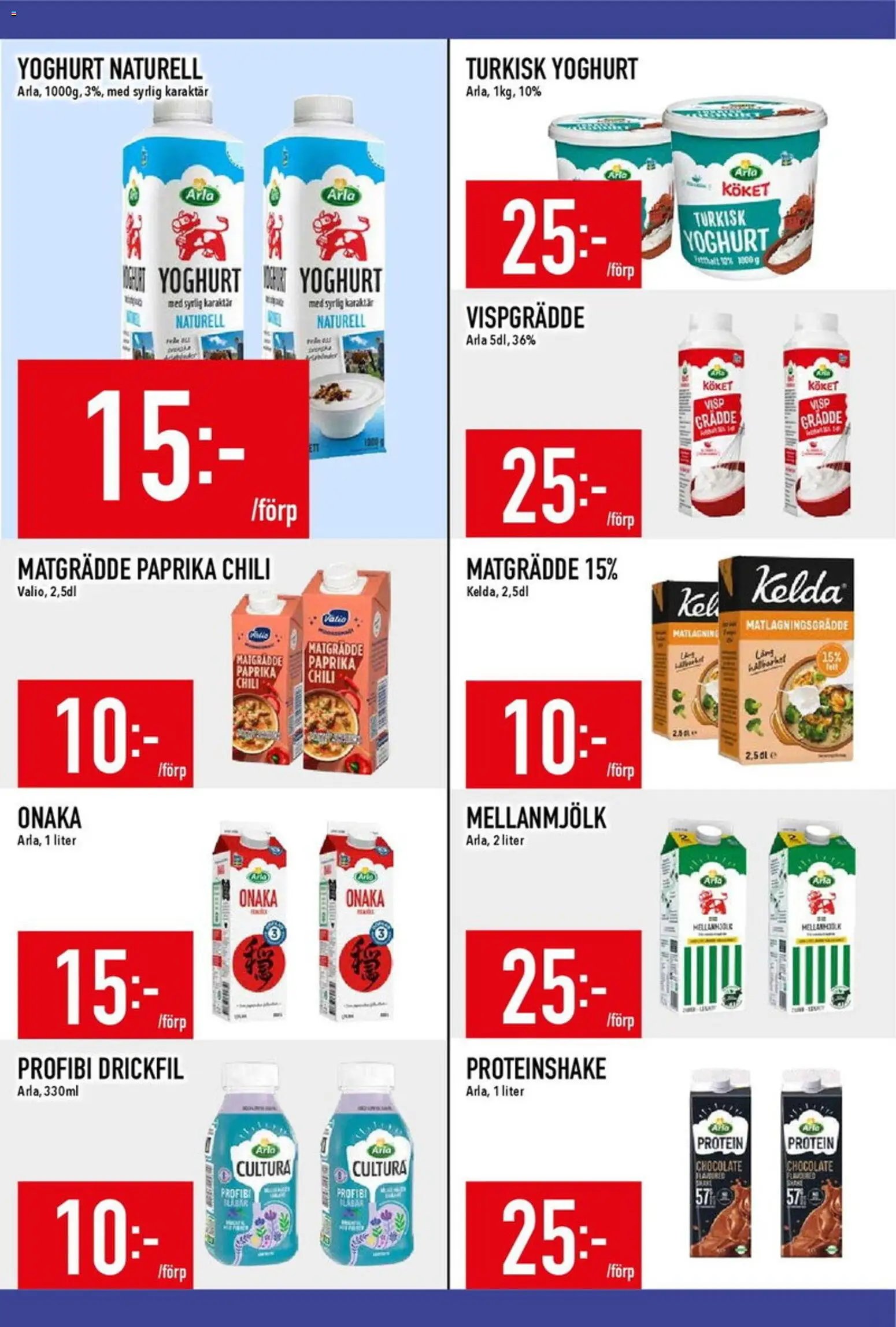 Matdax erbjudanden