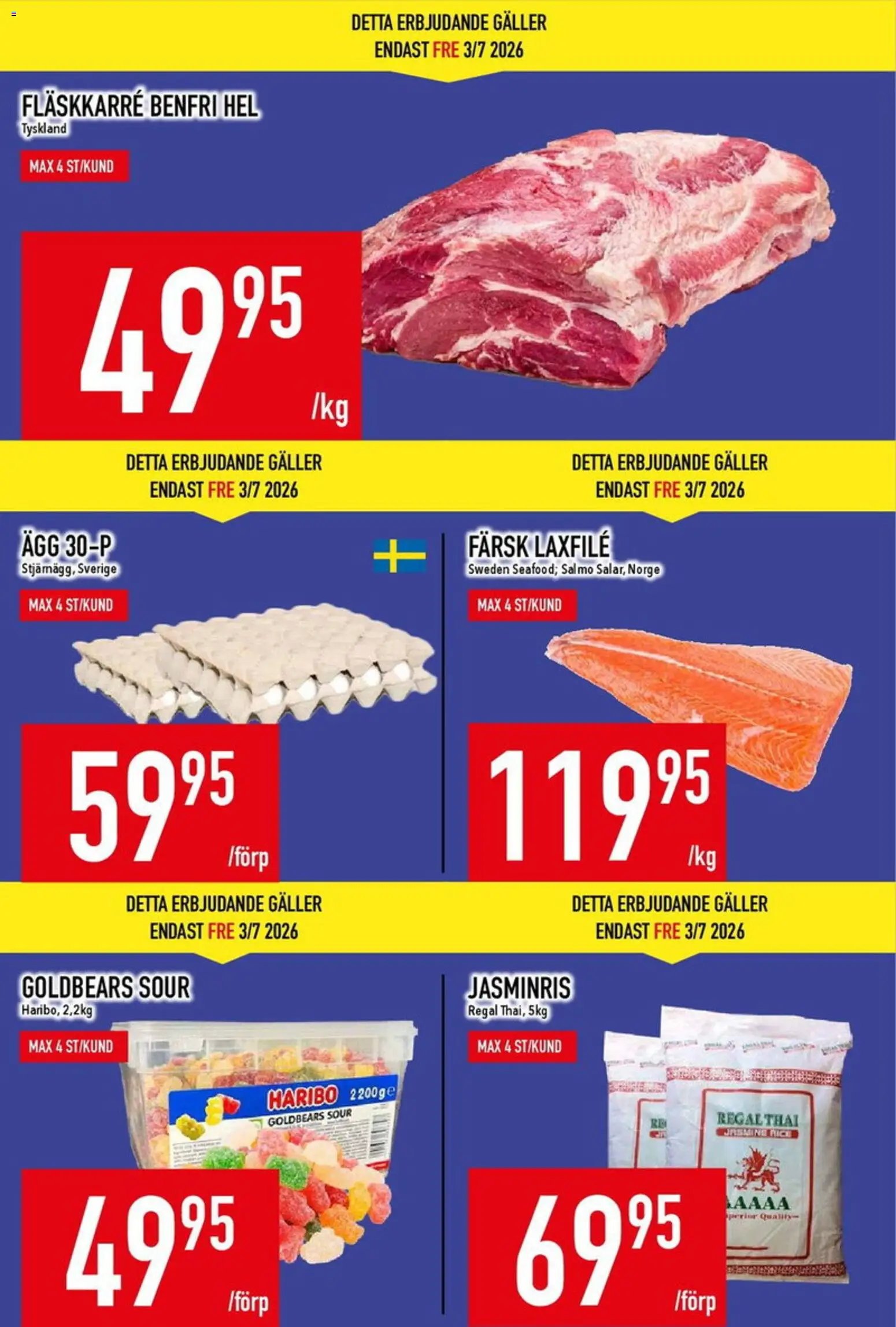 Matdax erbjudanden