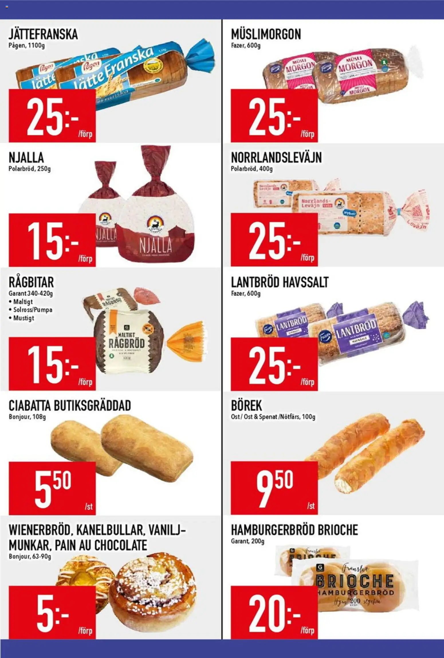 Matdax erbjudanden