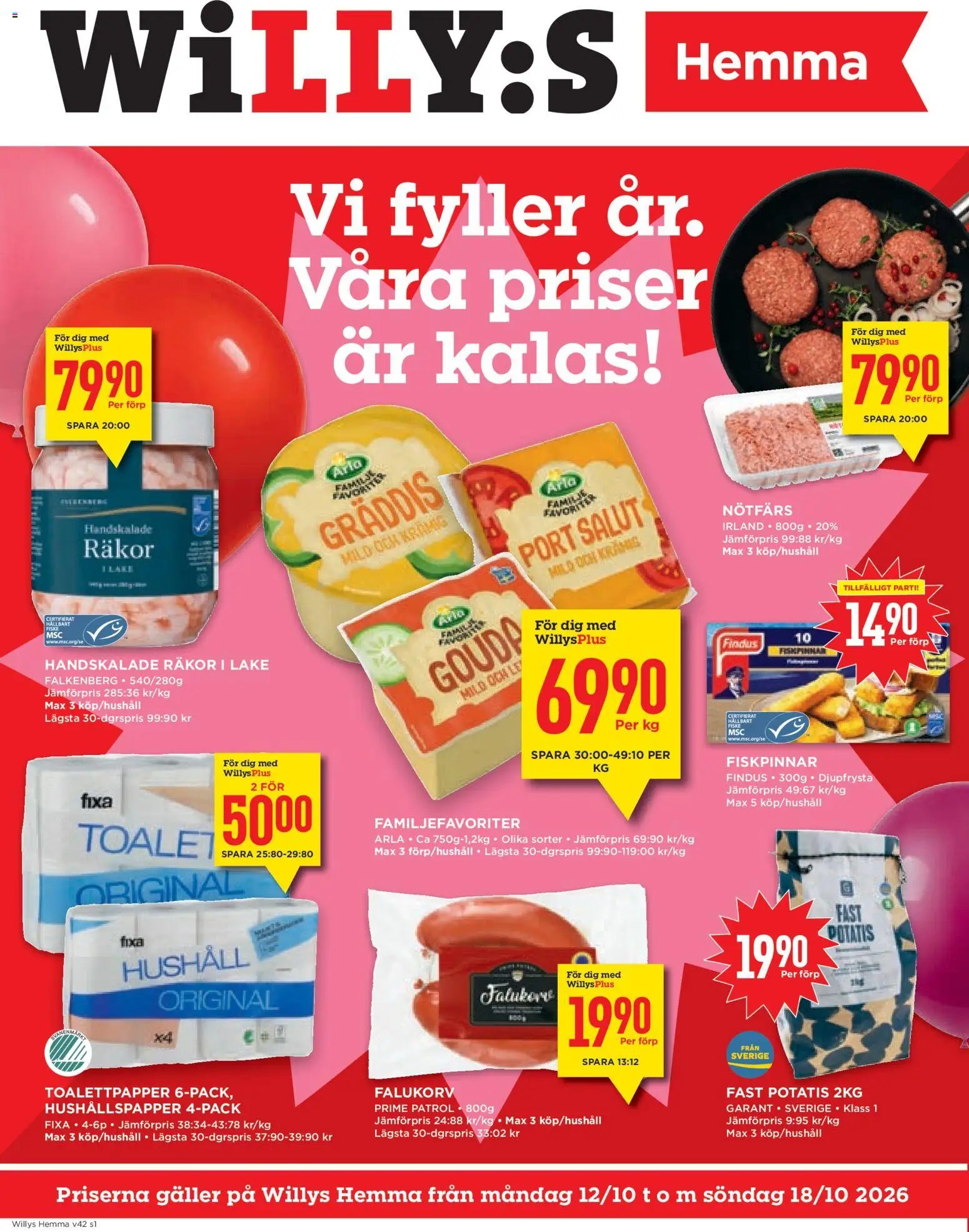 Willys erbjudanden Hemma