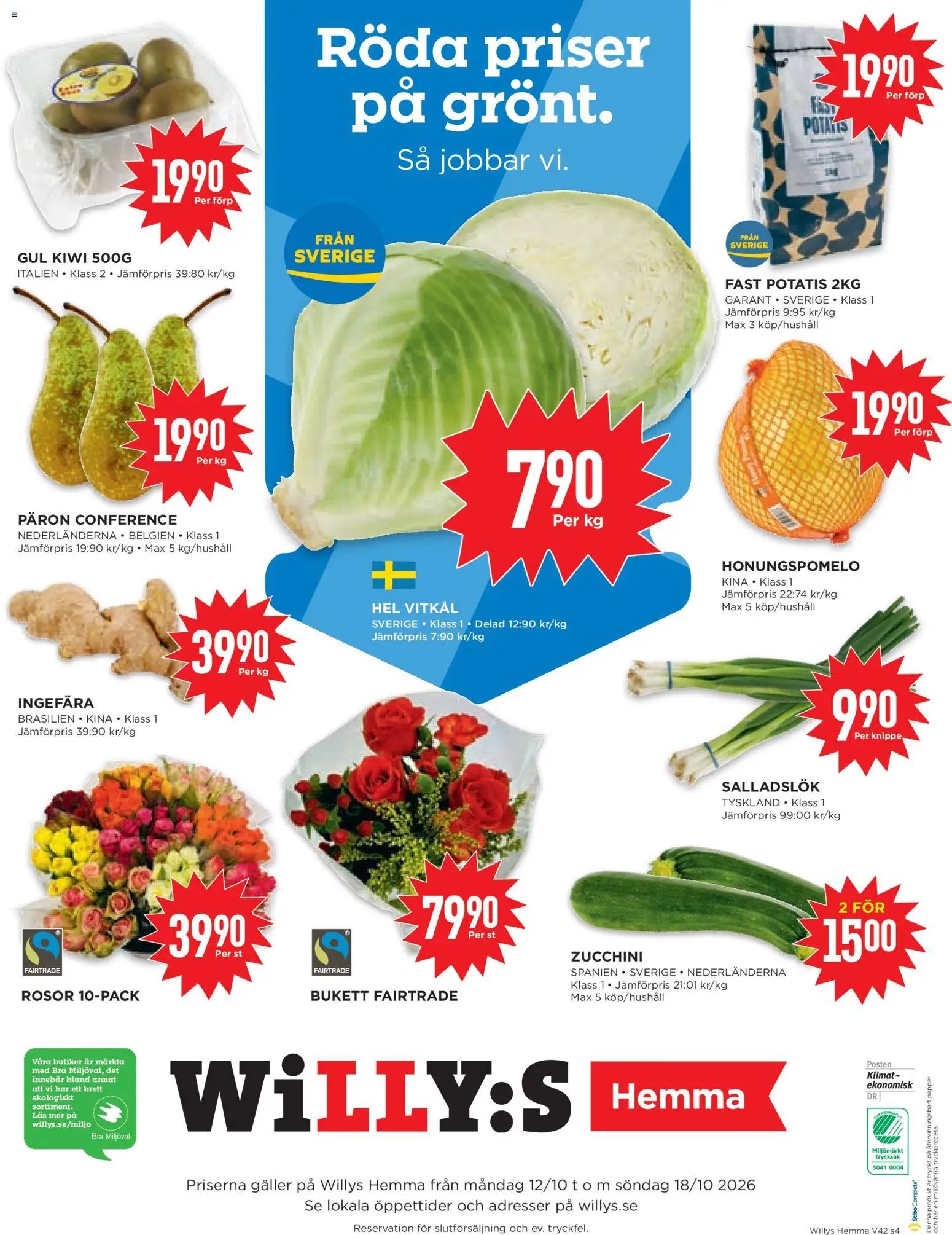 Willys erbjudanden Hemma