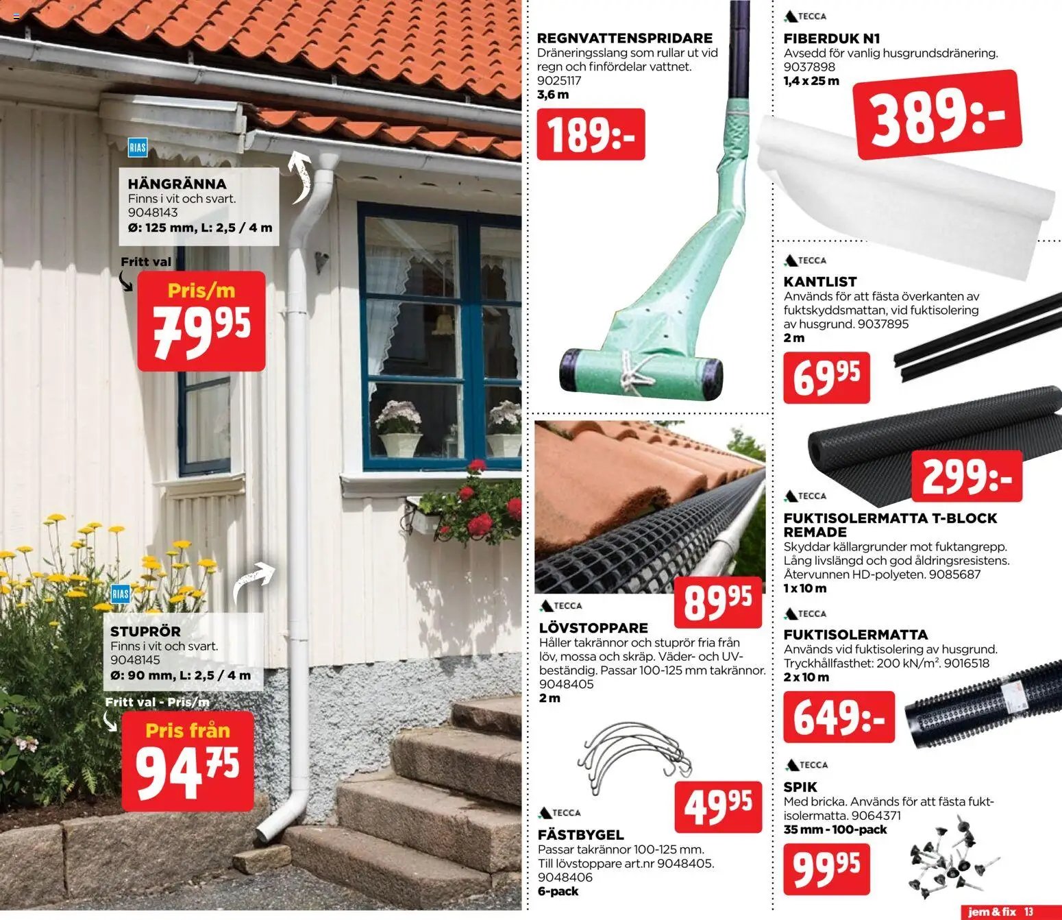 Jem & Fix erbjudanden