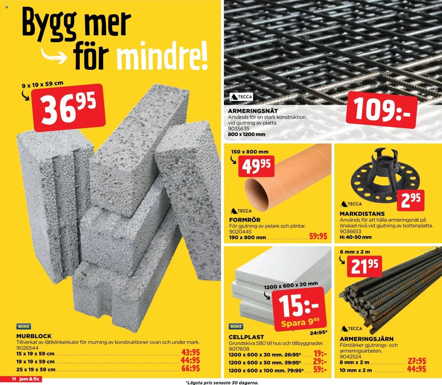 Jem & Fix erbjudanden