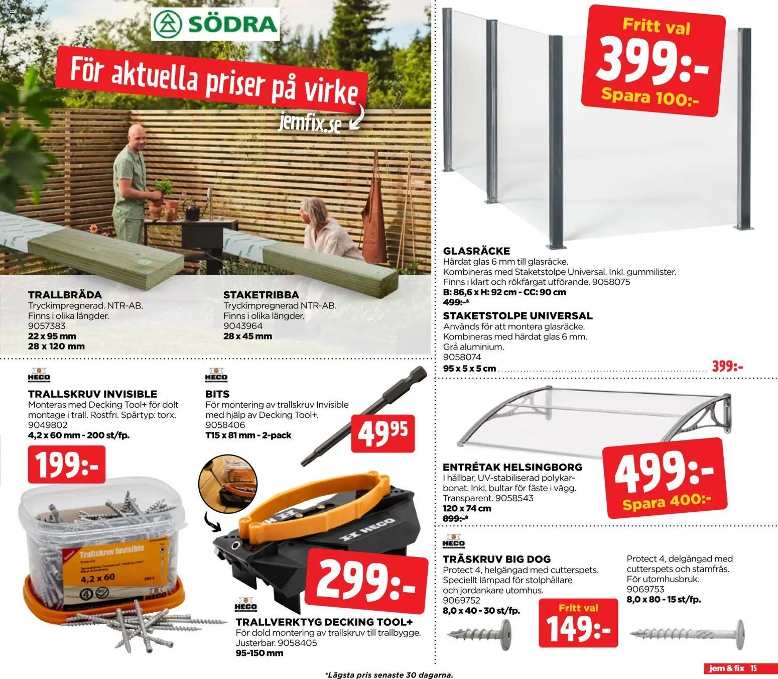 Jem & Fix erbjudanden