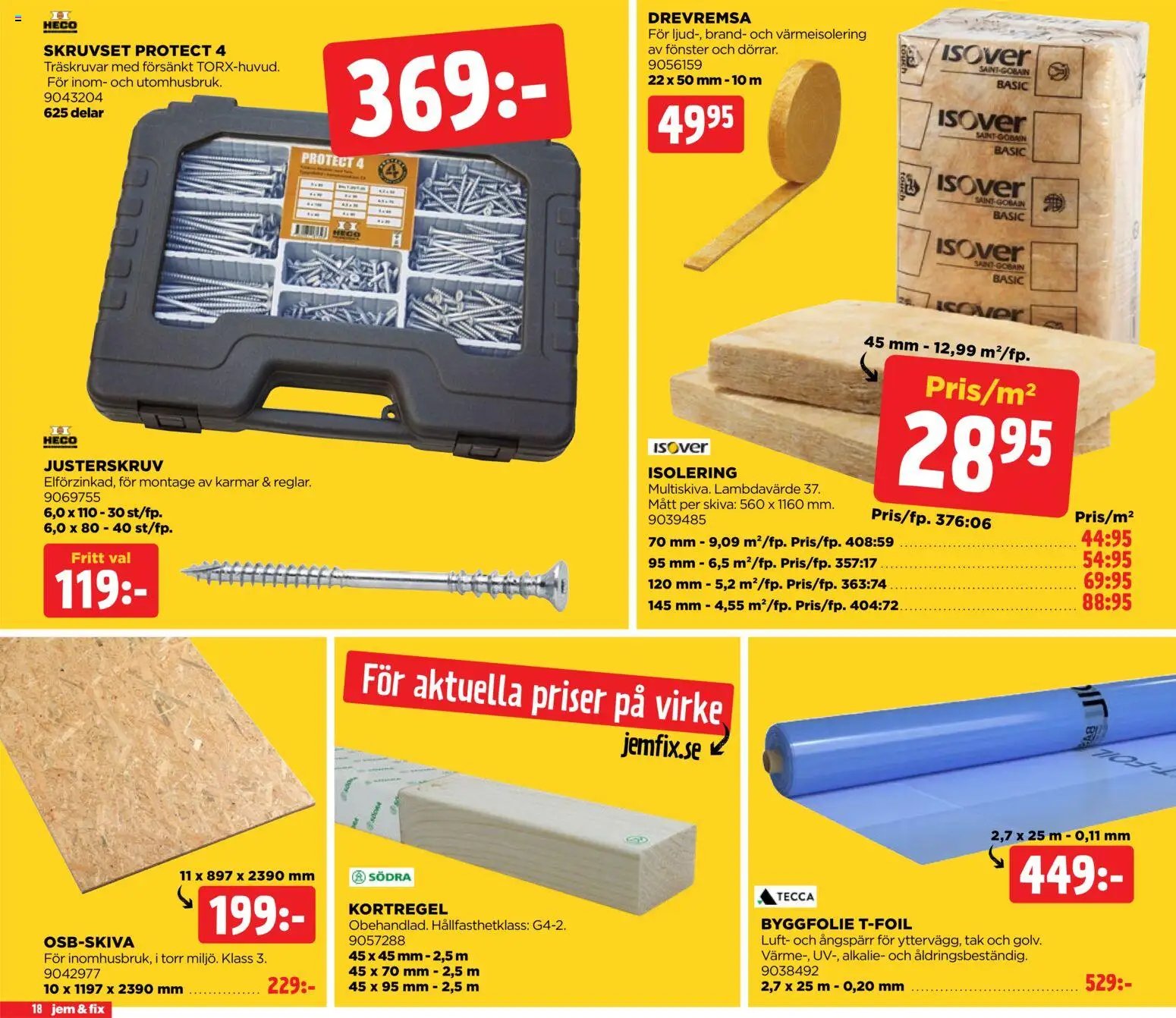 Jem & Fix erbjudanden