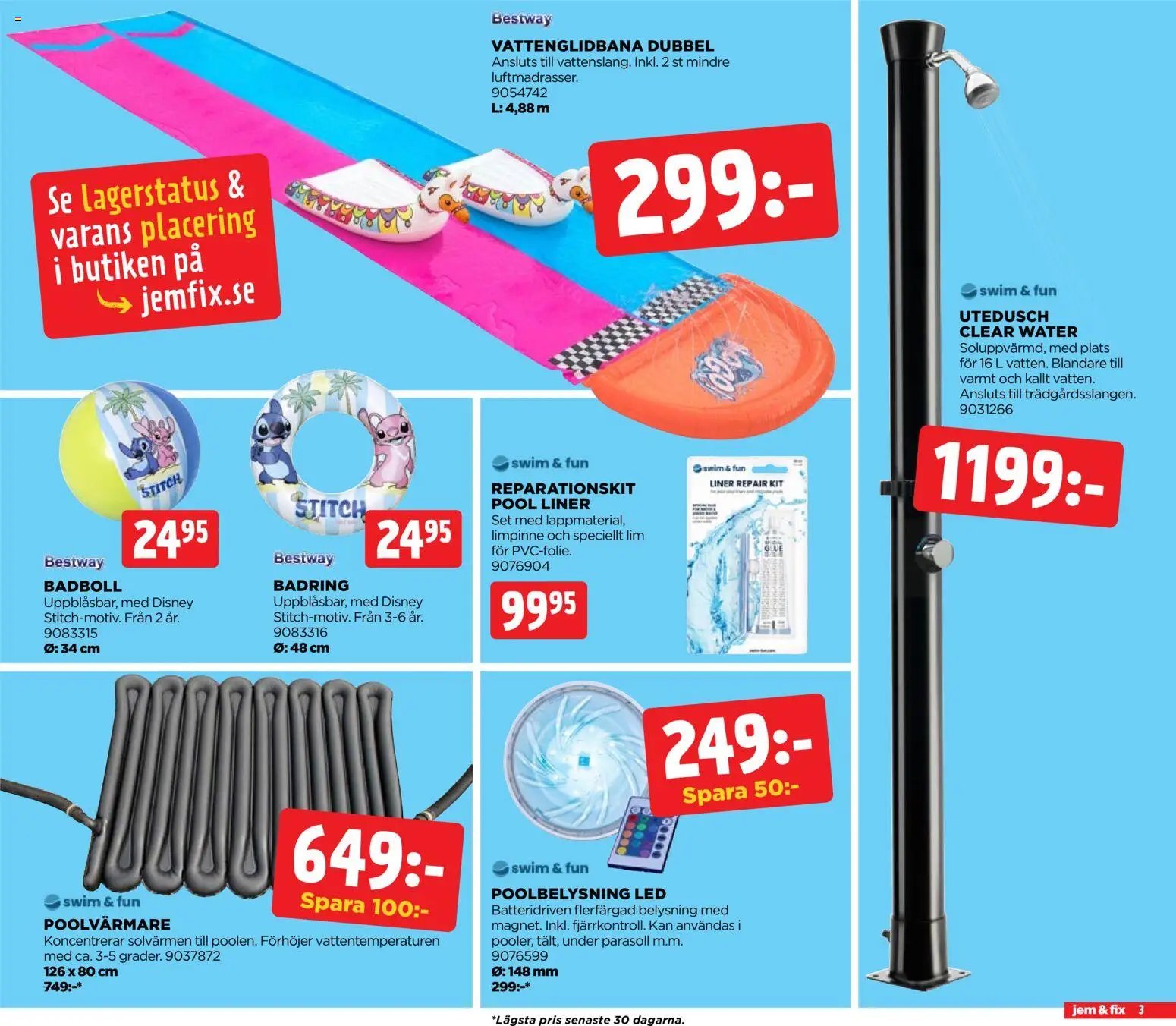 Jem & Fix erbjudanden