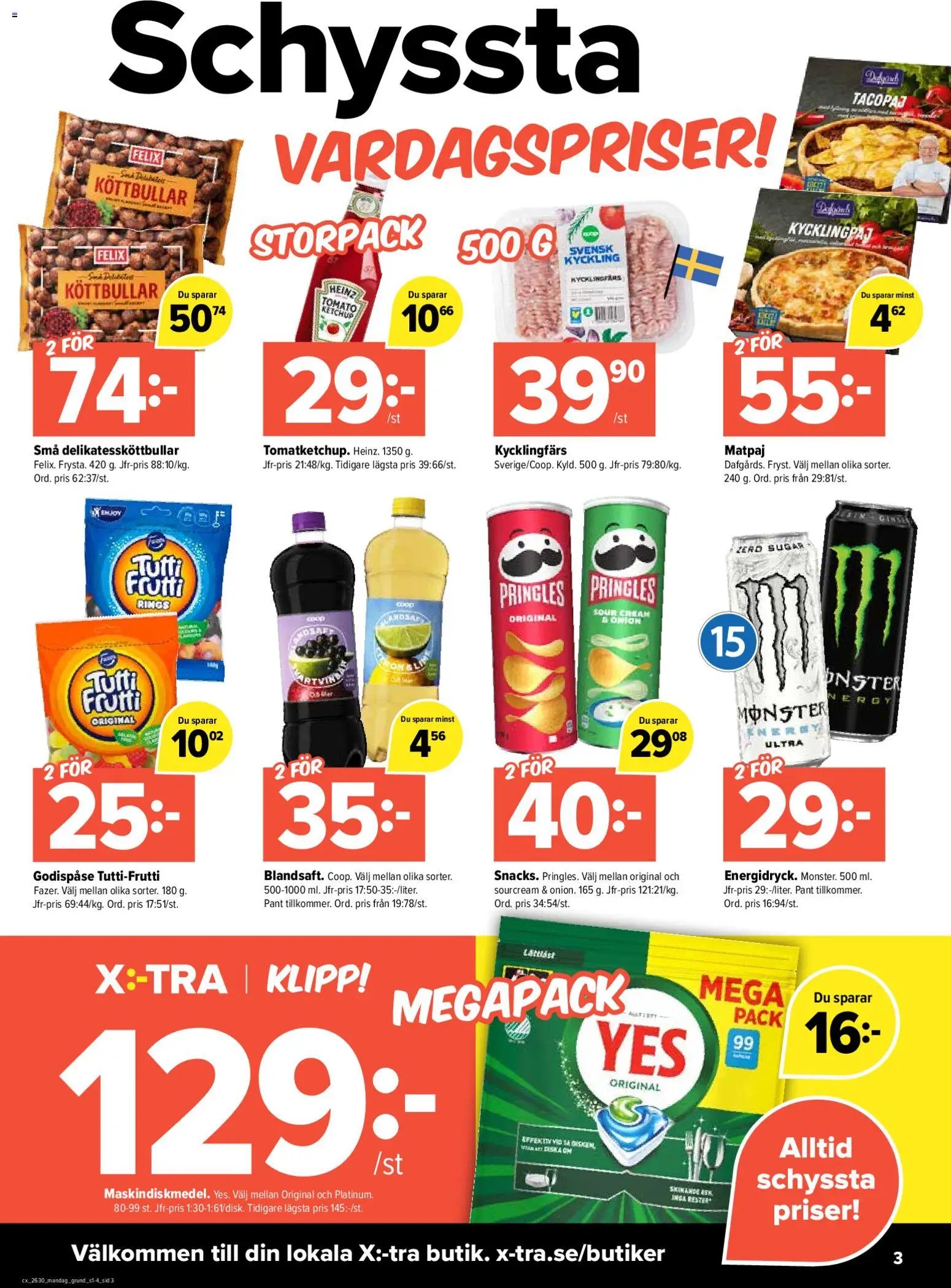 Coop X:-TRA erbjudanden